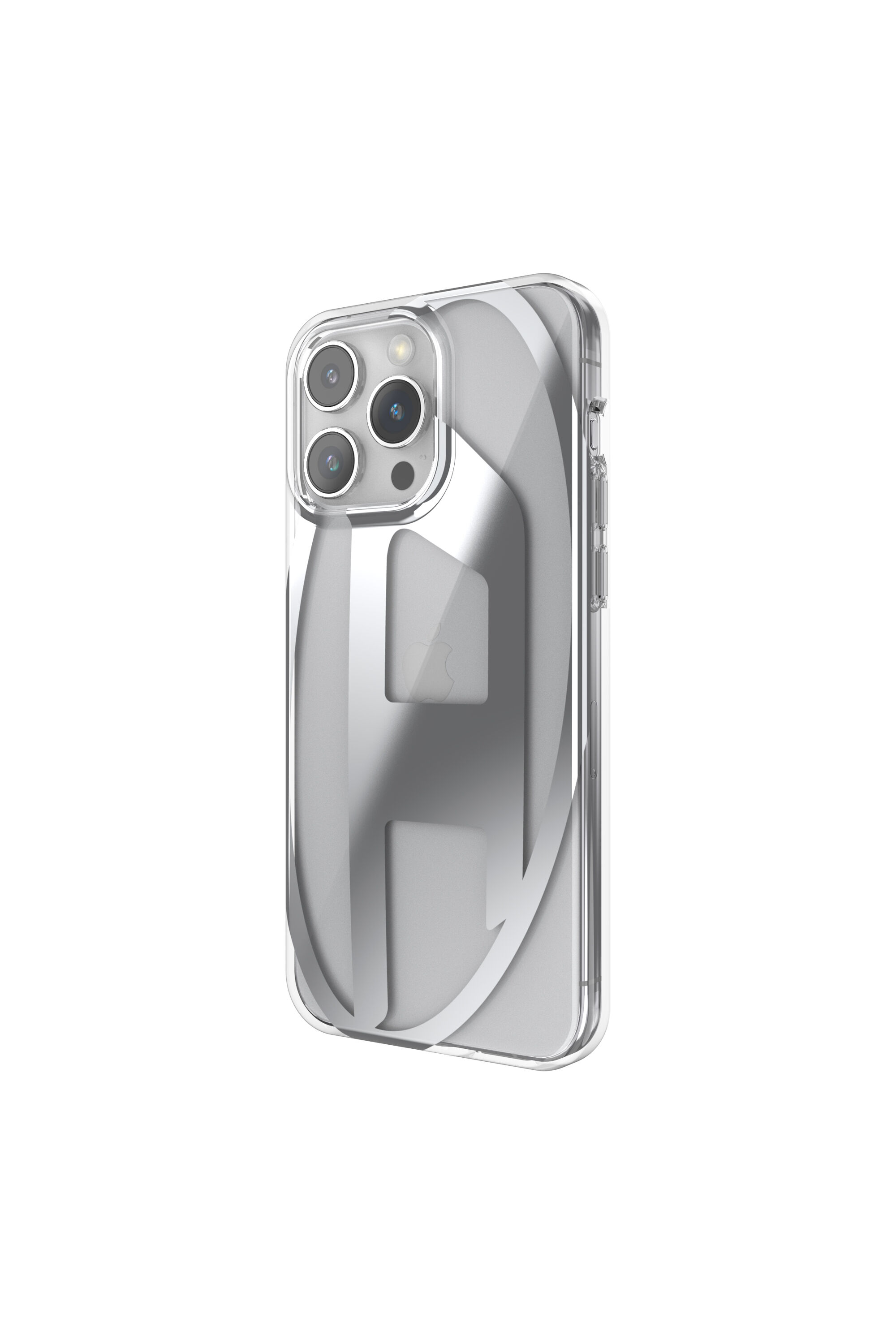 Diesel - 54204 MOULDED CASE, Unisex's iPhone 15 Pro Max クリアケース in シルバー - 4