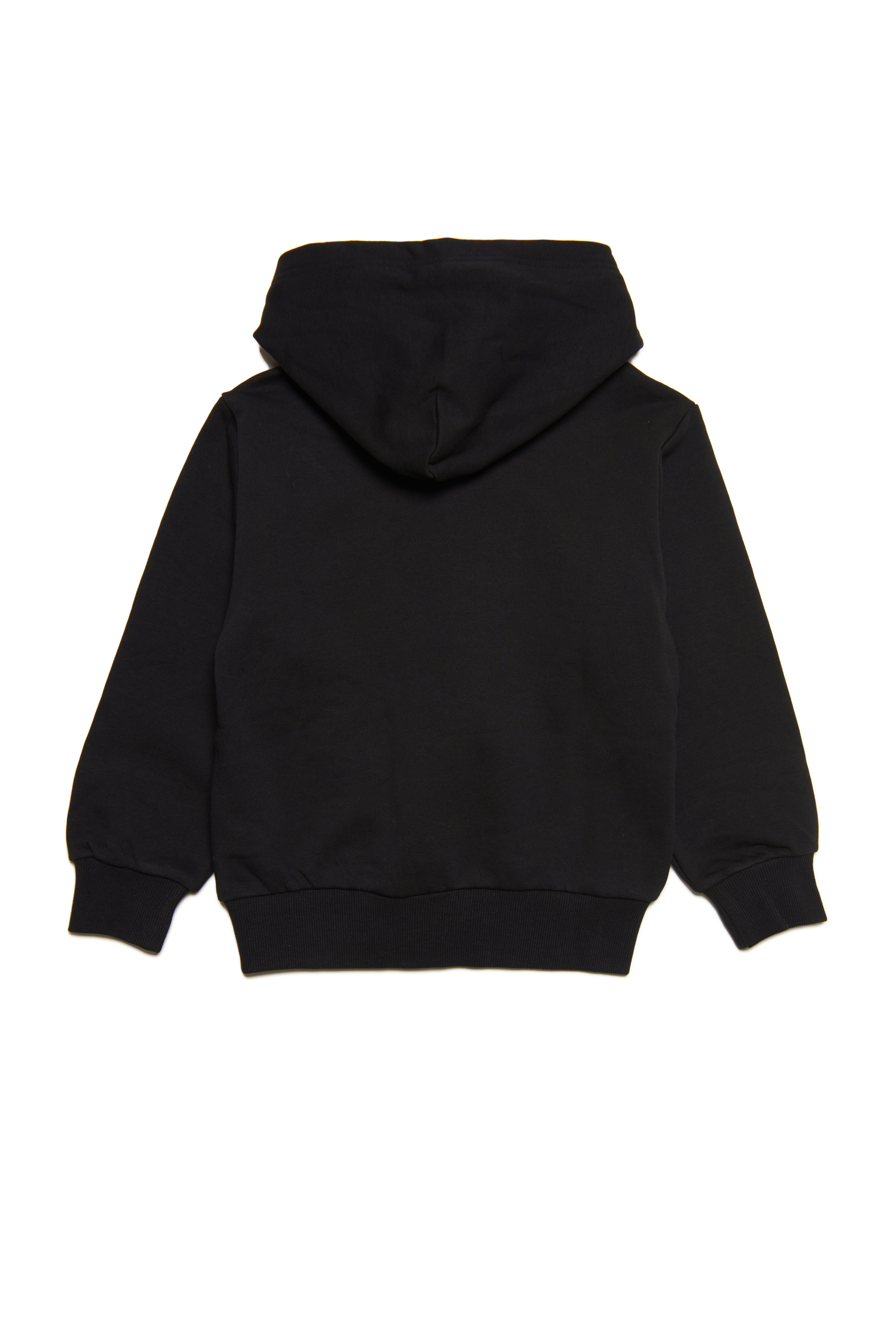 Diesel - SISM OVER, Unisex's スウェットパーカー in ブラック - 2
