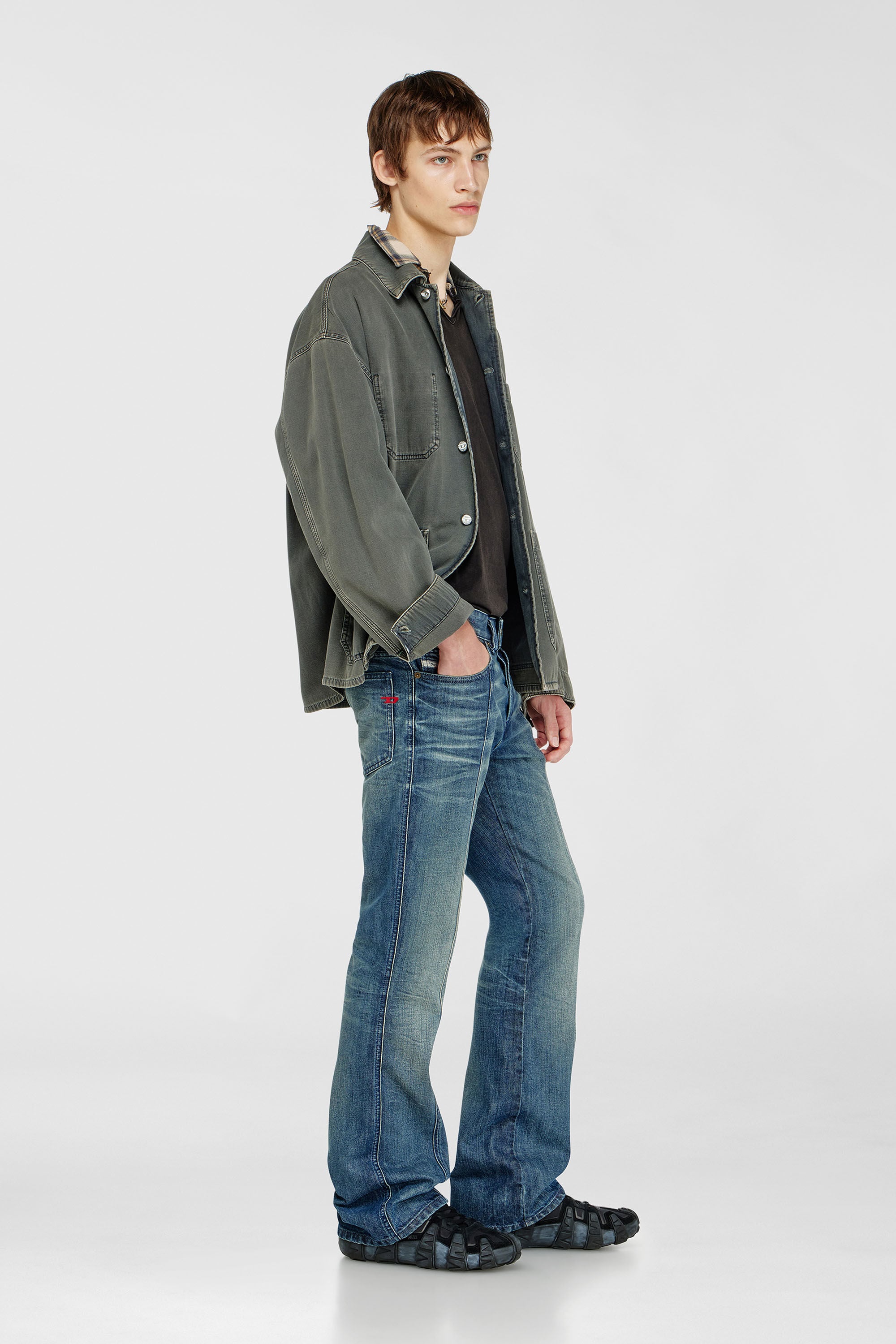 Diesel - Male's Bootcut Jeans 1998 D-Buck 09Q29, ミディアムブルー - 2