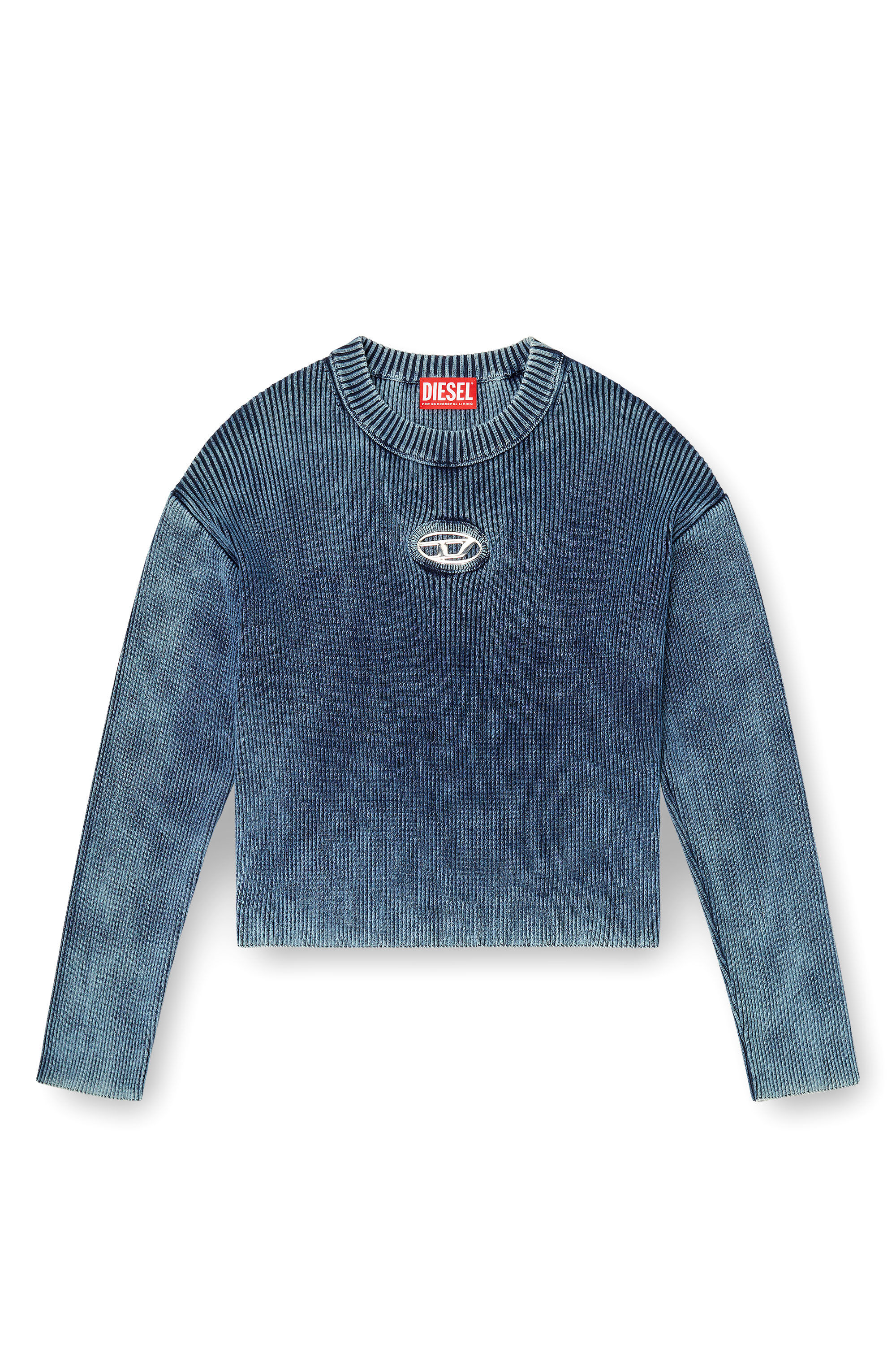 Diesel - M-ANCHOREX, Female's プルオーバーニット in ブルー - 2