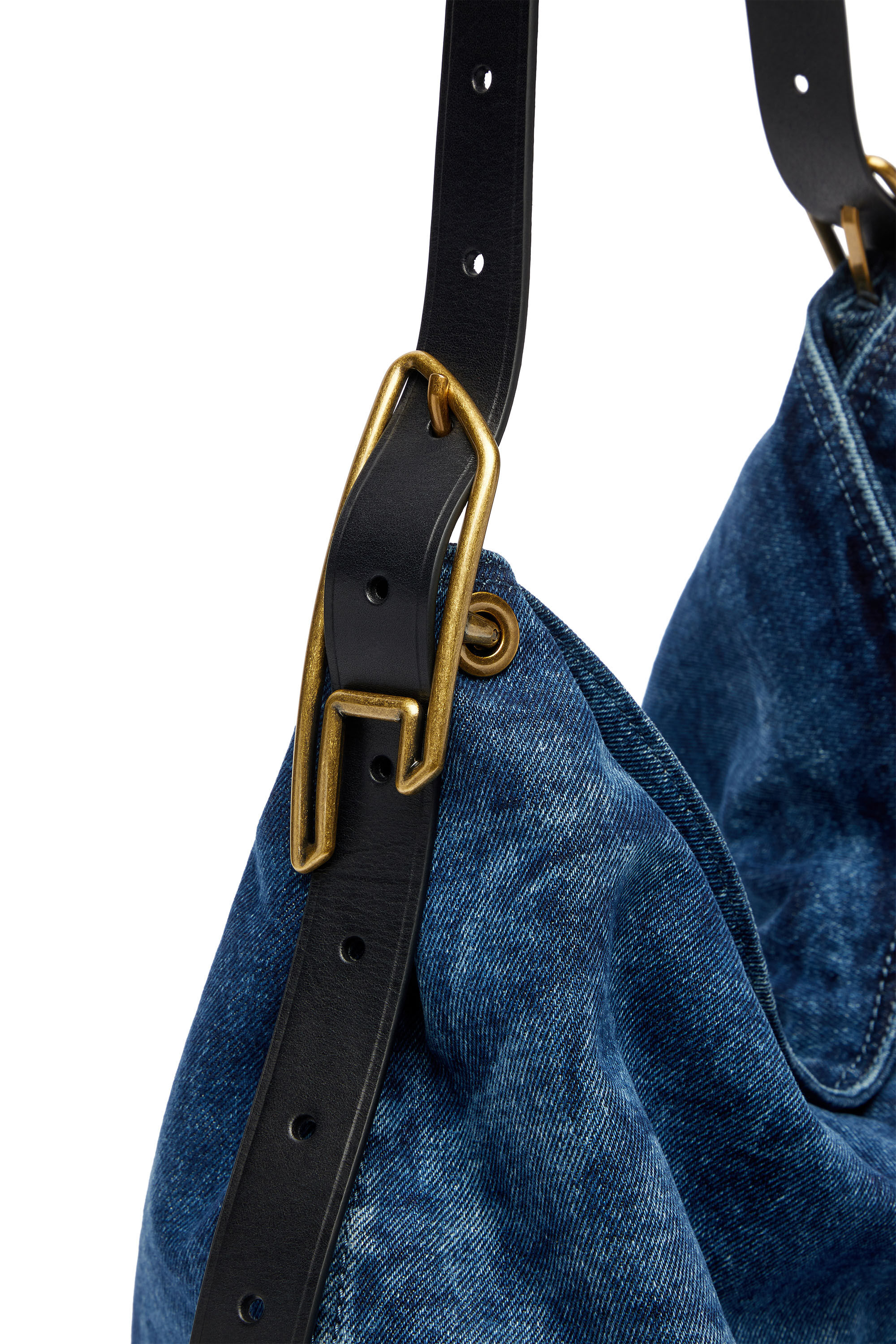 D-LINE HOBO ホーボーバッグ｜ブルー｜ウィメンズ｜DIESEL
