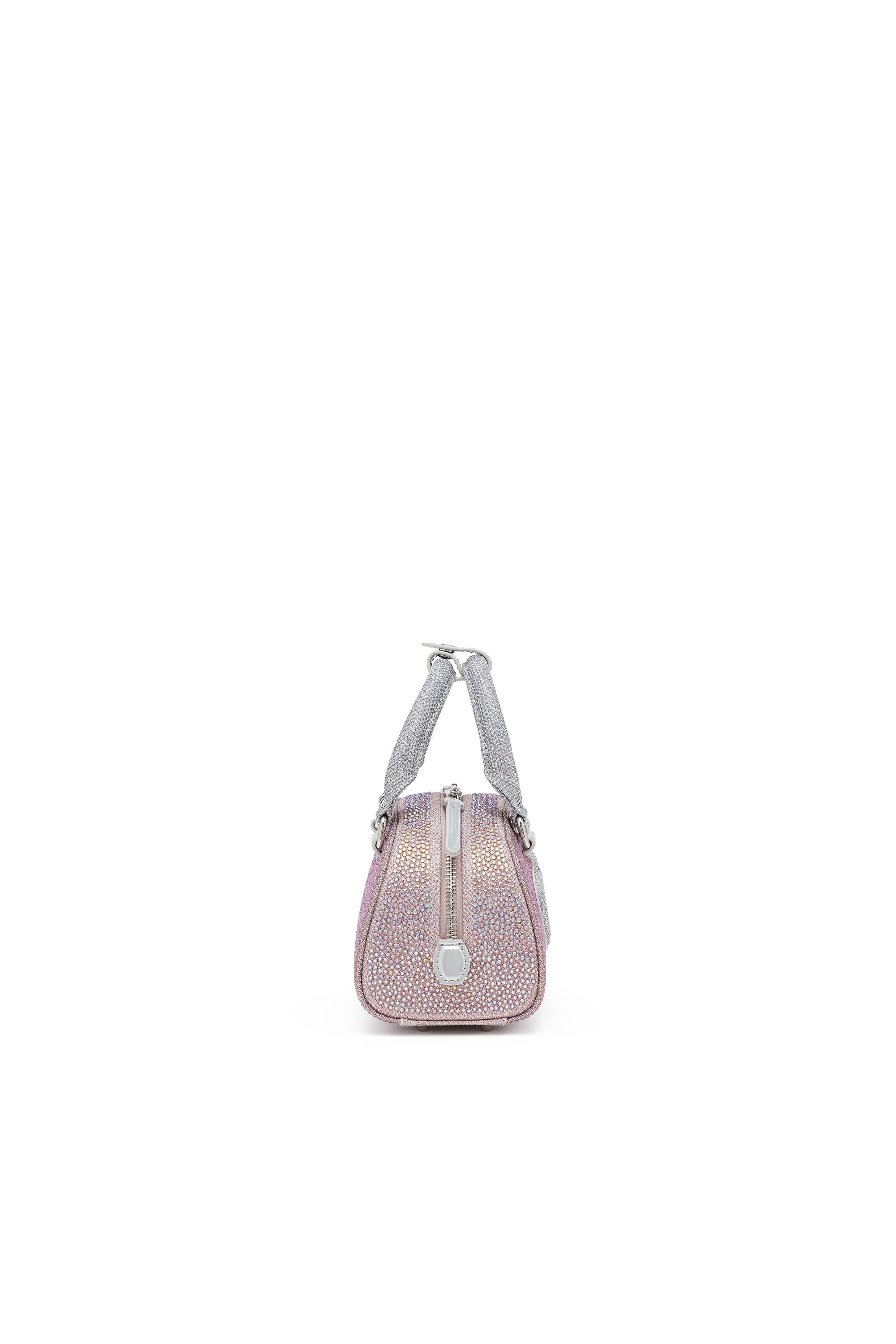 Diesel - 1DR DOME CROSSBODY, Female's クロスボディバッグ in ピンク / ホワイト - 3