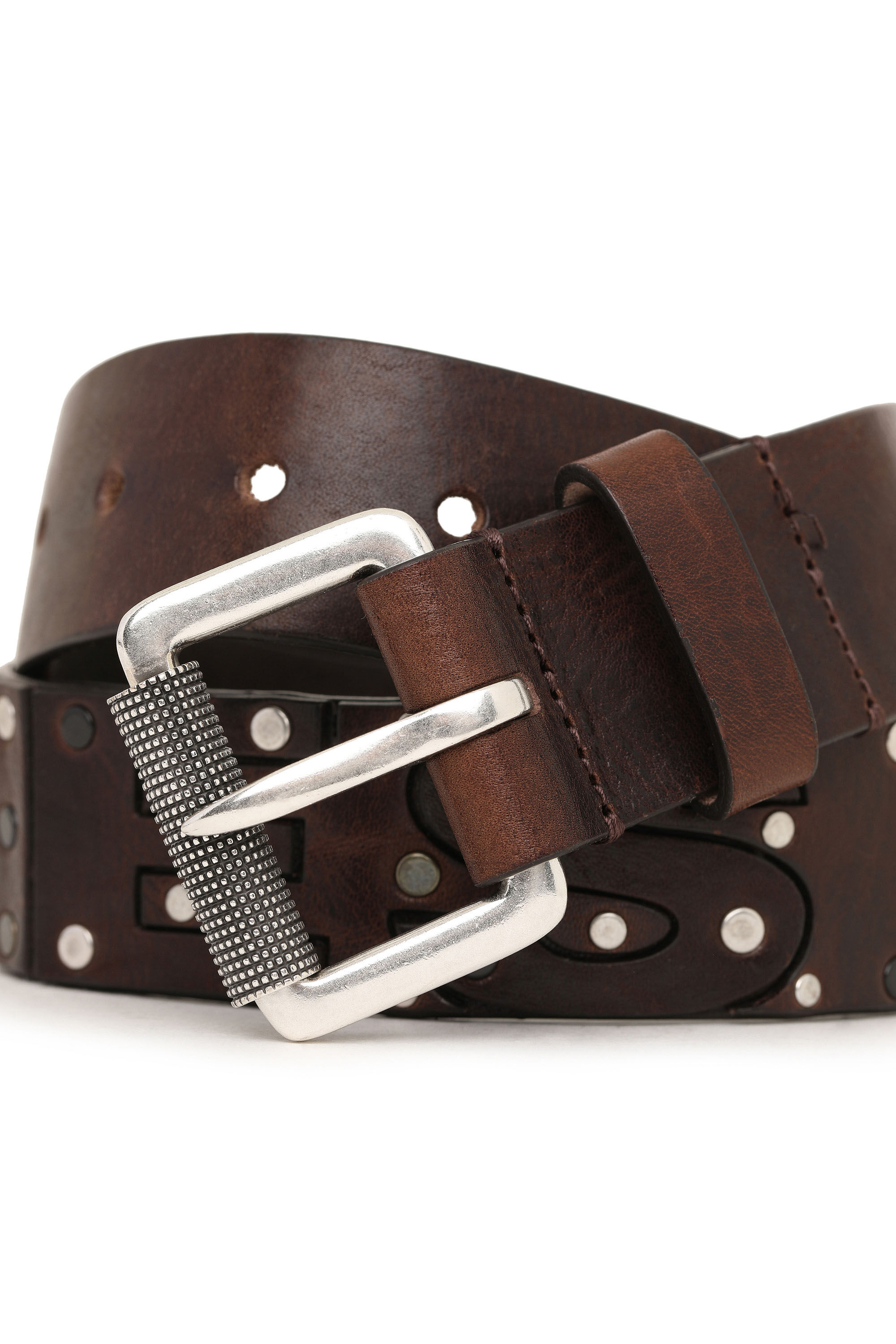 Diesel - B-STELLAR, Male's ベルト ロゴ in Brown - 3