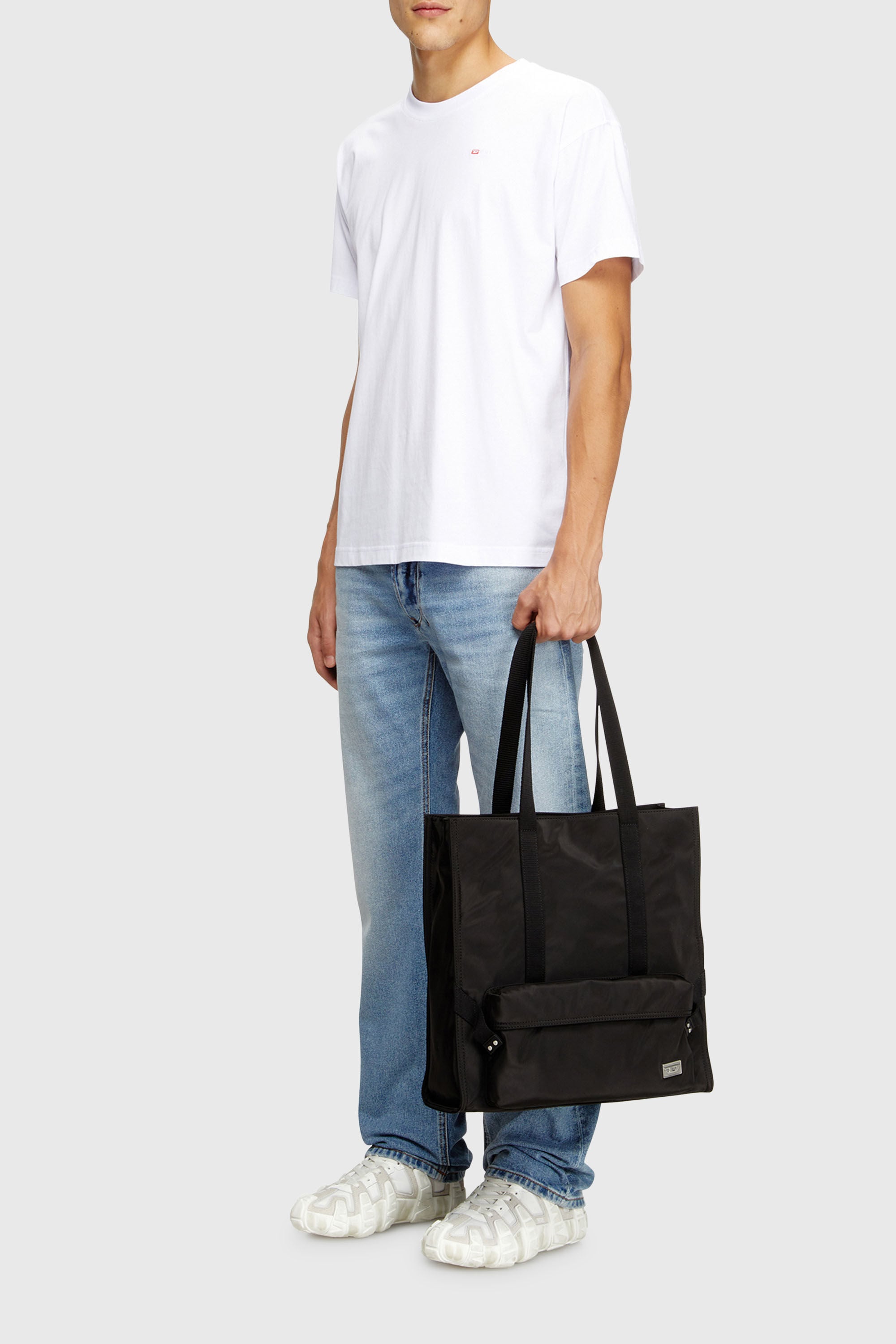Diesel - MULTI-PKTS TOTE X, Unisex's トートバッグ in ブラック - 7