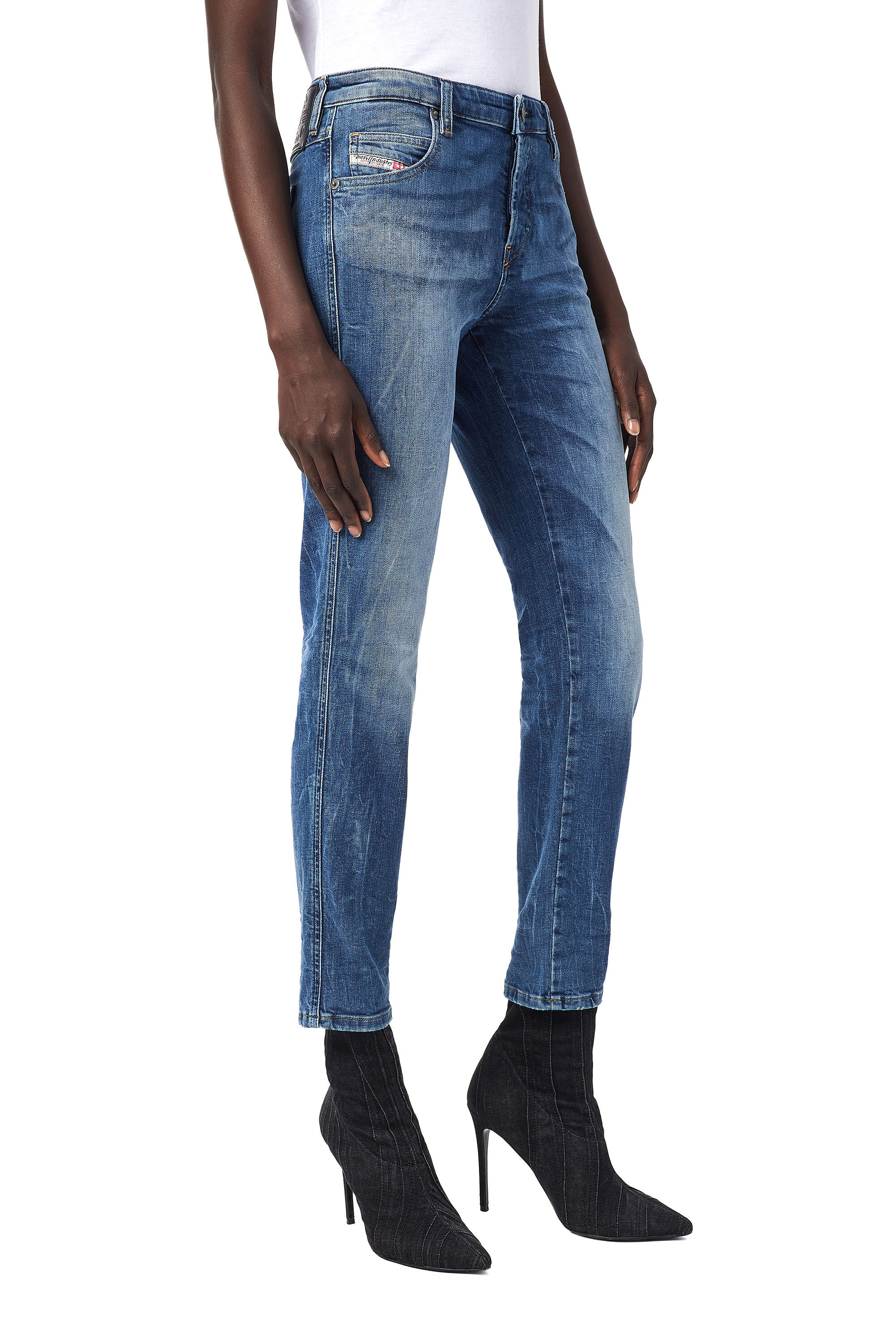 Diesel - 2015 BABHILA Z09PK Skinny Jeans, ミディアムブルー - Image 7