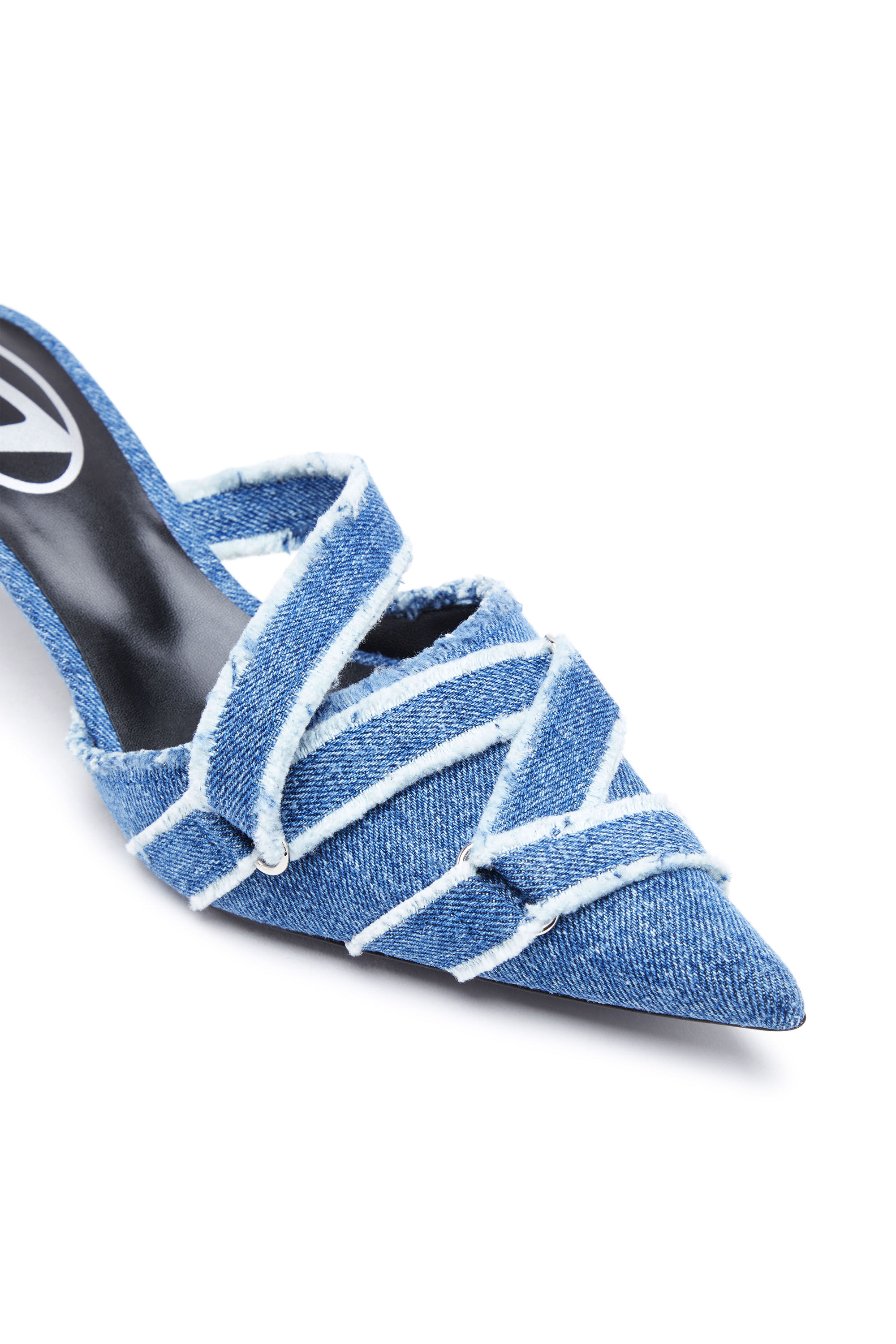 Diesel - D-KITTIE ML, Female's デニム ミュール - D-Kittie ML in ブルー - 6