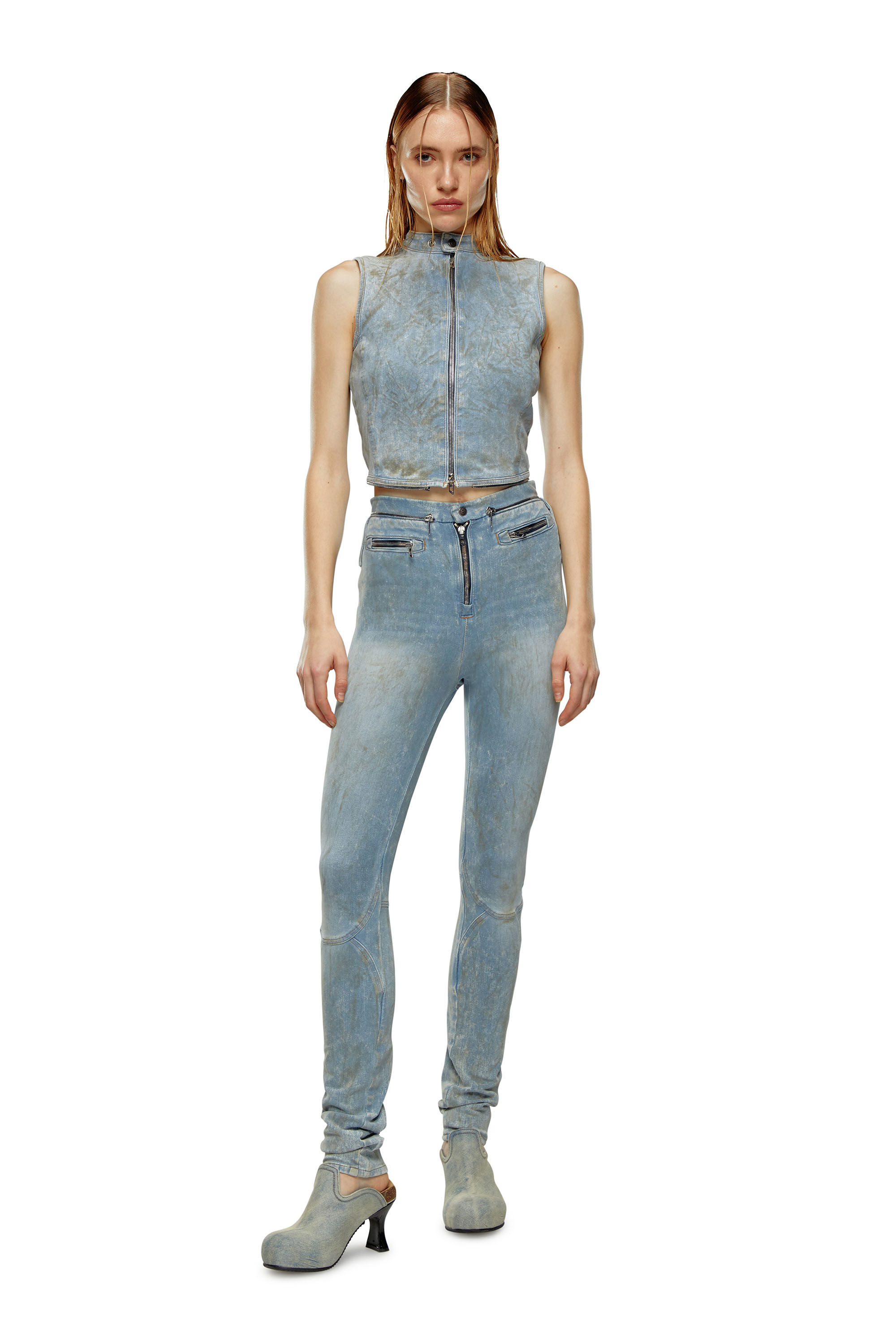 Diesel - Female's Super skinny Jeans De-Isla 09J93, ライトブルー - 1
