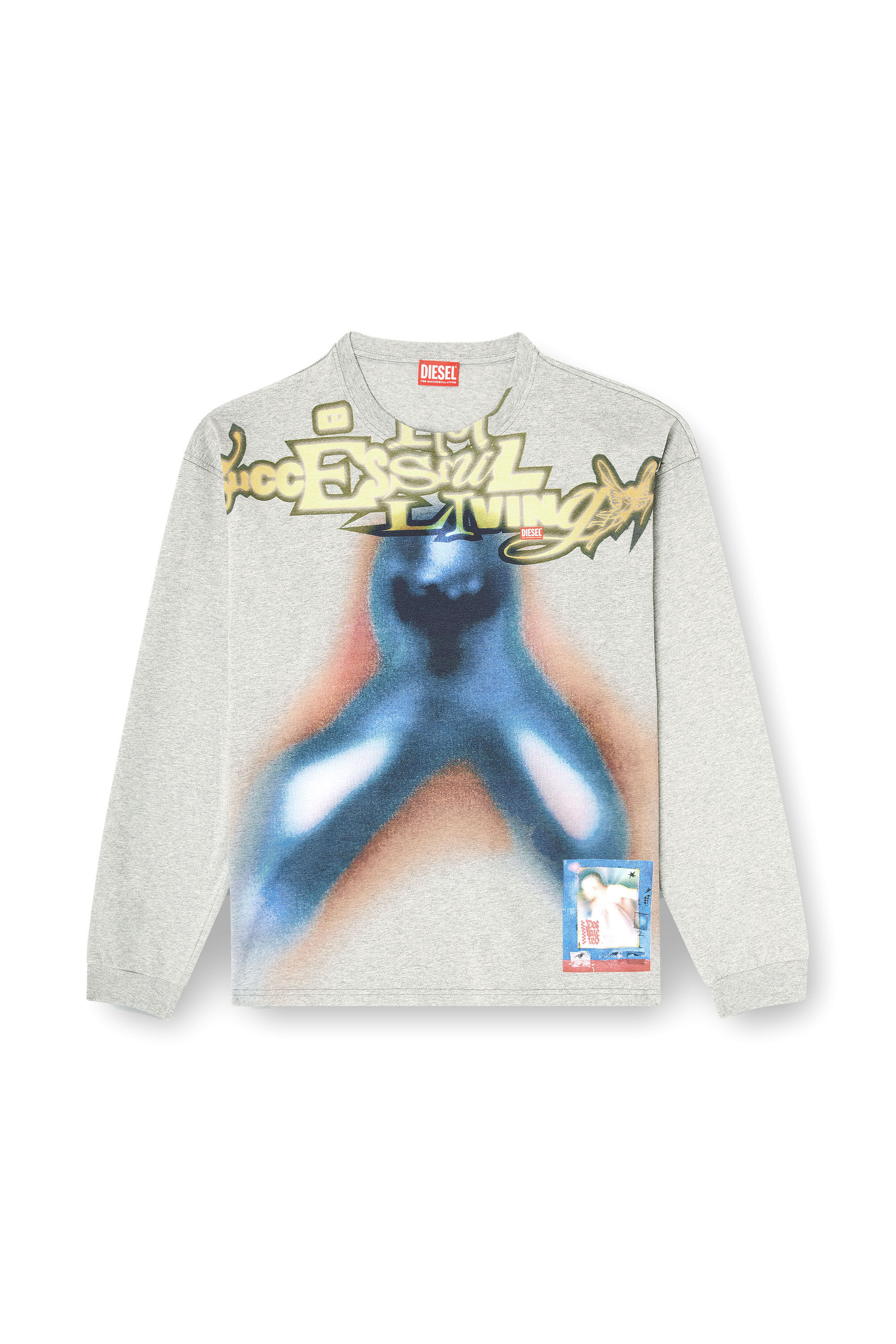 T-BOXT-LS-V1 長袖Tシャツ｜マルチカラー｜メンズ｜DIESEL