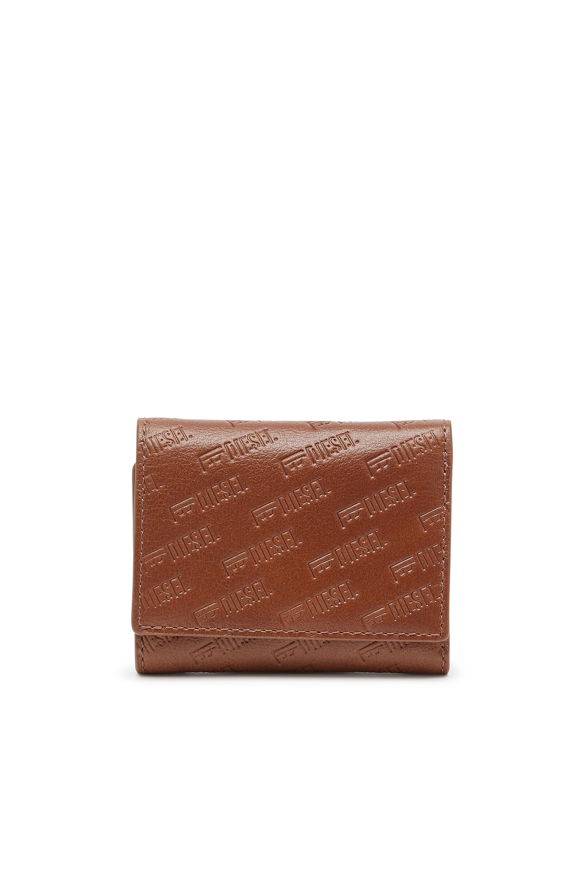 MONOGRAM TRI-FOLD COIN S 3D 三つ折りウォレット｜ブラウン｜メンズ