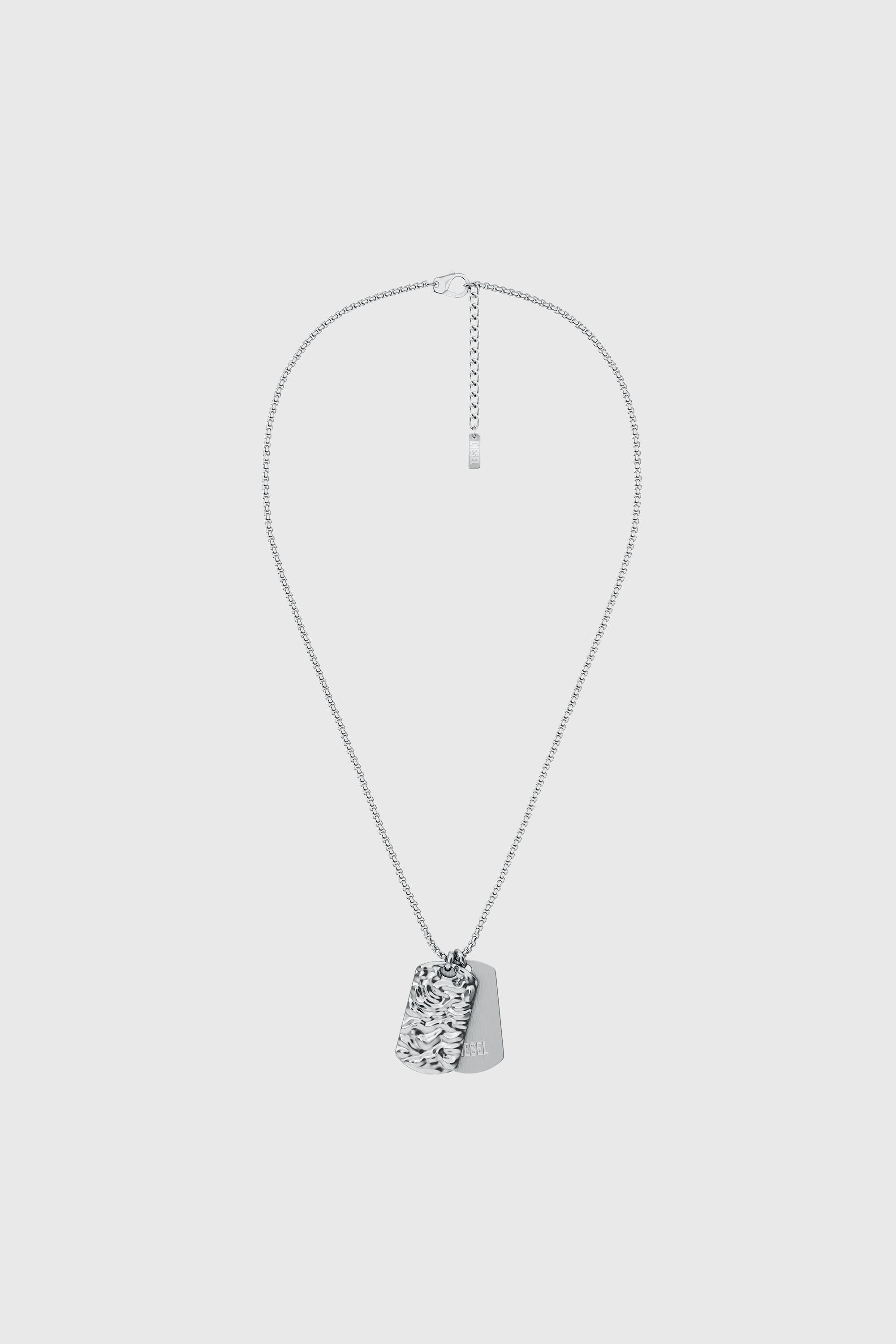 Diesel - DX1735040, Unisex's ネックレス in シルバー - 1