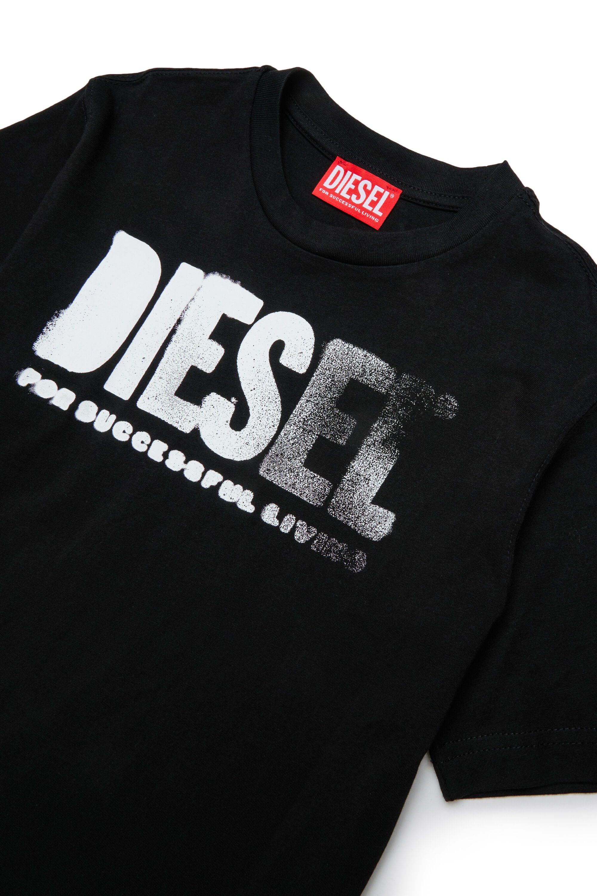 Diesel - THIDE OVER, Male's Tシャツ in ブラック - 3