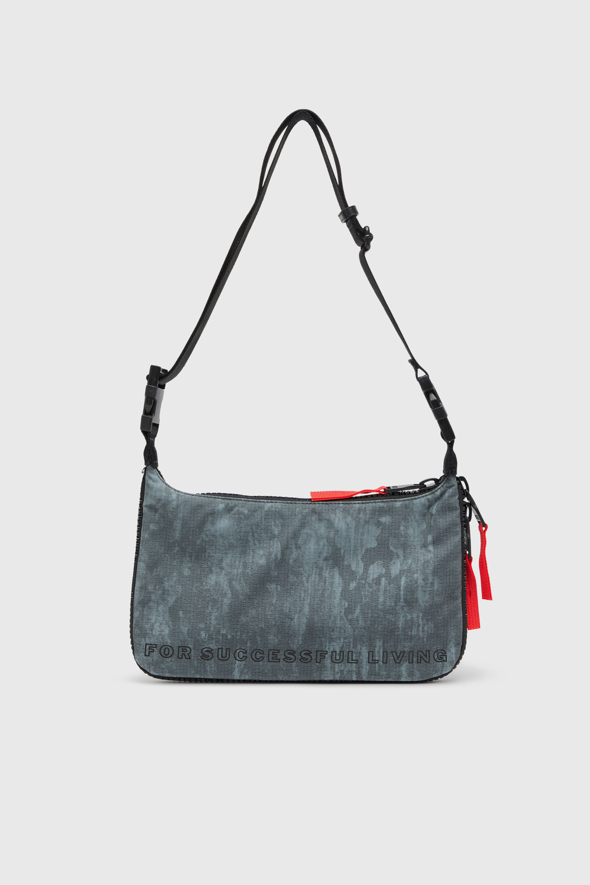 ZIP-D CROSSBODY BAG X クロスボディバッグ｜グレー｜ウィメンズ｜DIESEL