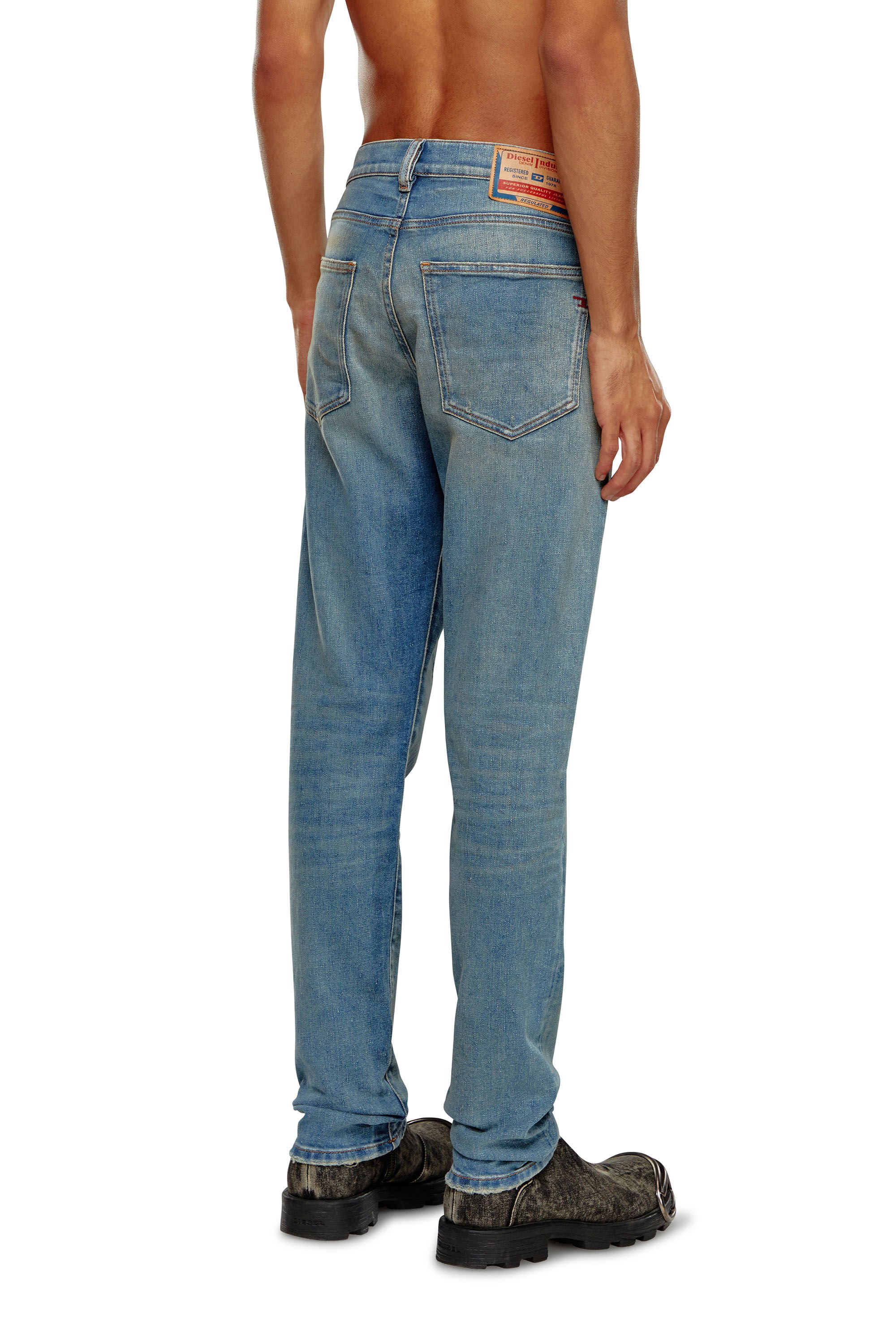 Diesel - Slim Jeans 2019 D-Strukt 09H50, ミディアムブルー - Image 5