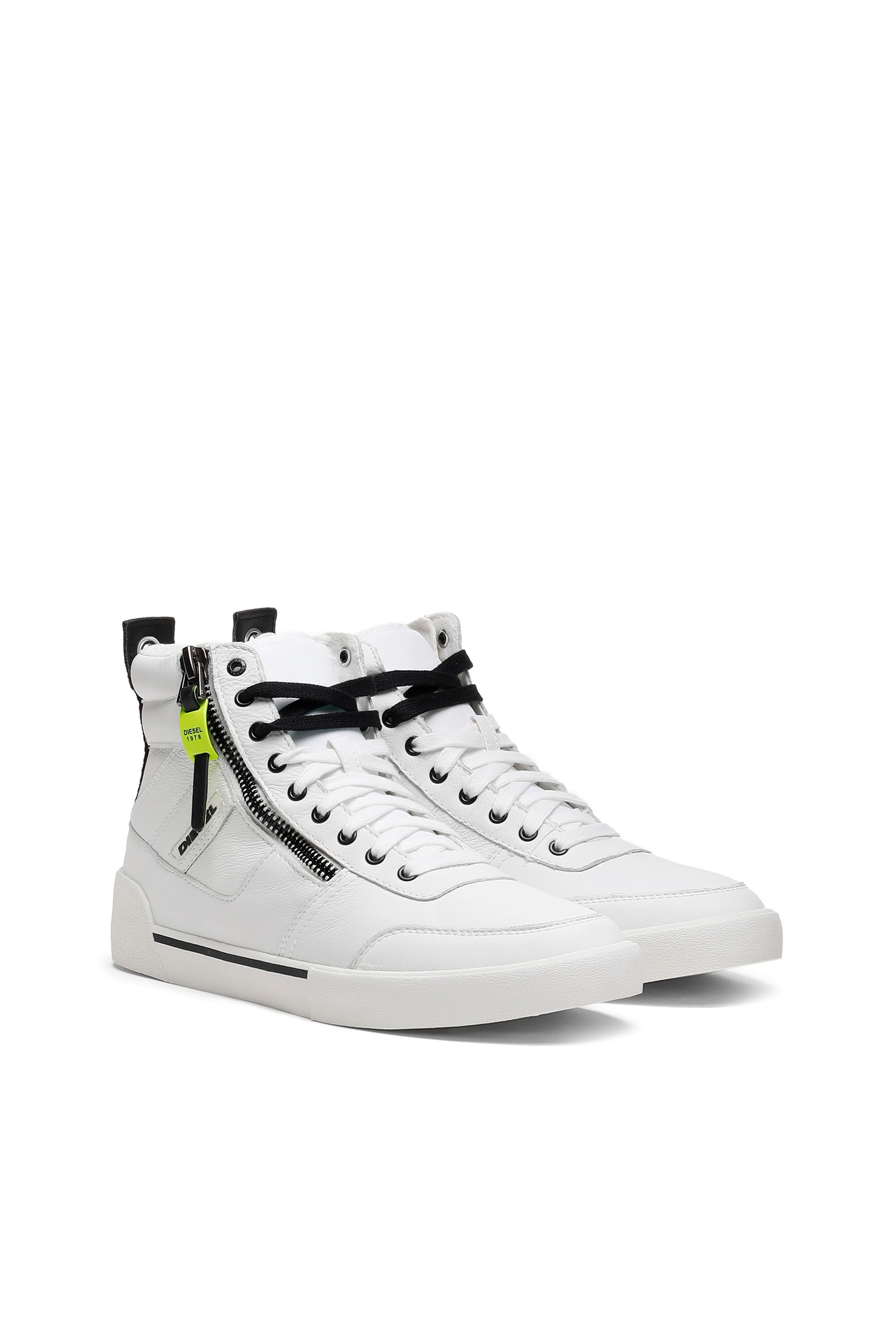 Diesel - S-DVELOWS, Male's ハイカットスニーカー - S-Dvelows in ホワイト - 3