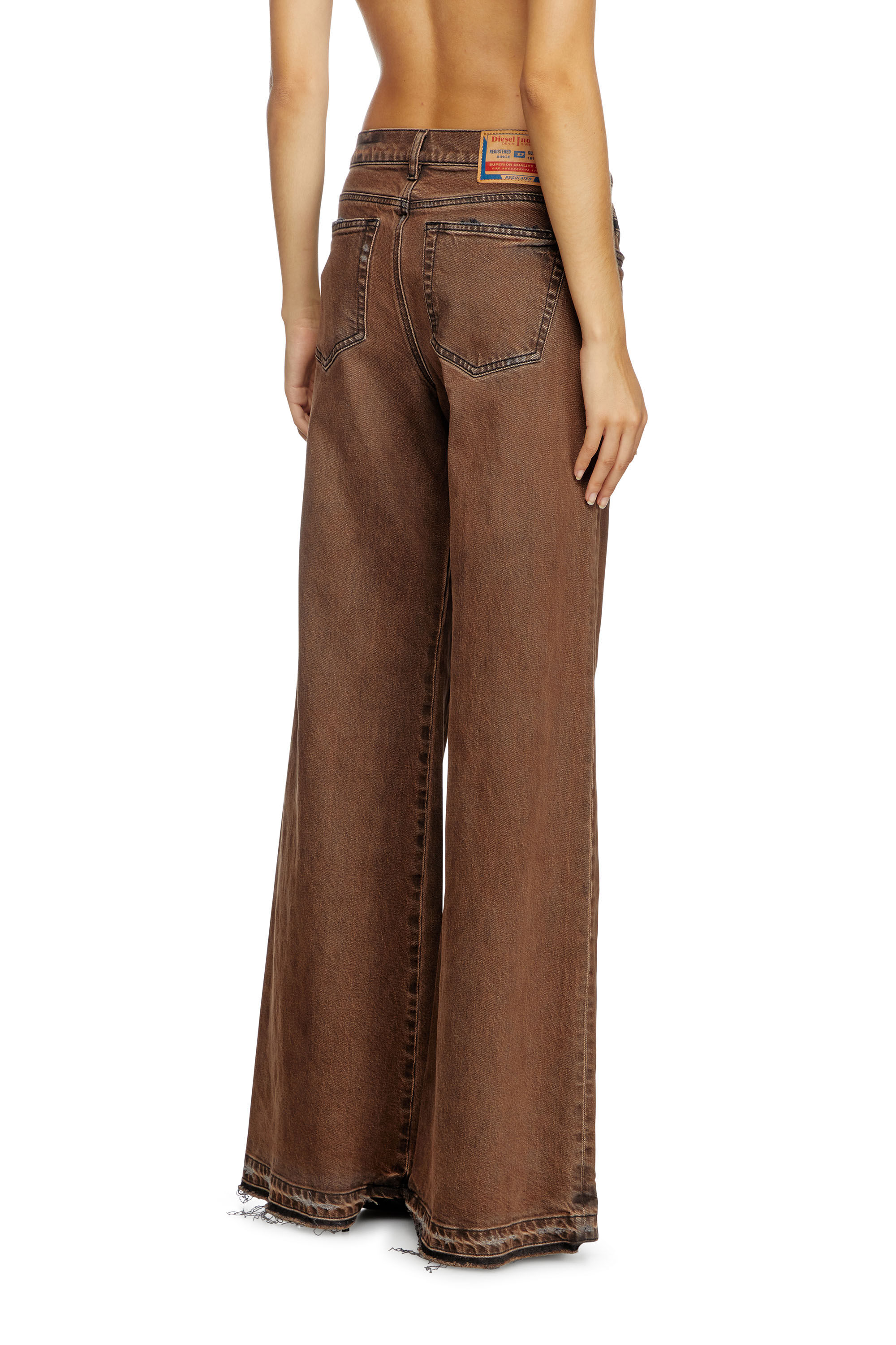 00s Tornado Mart Archive Lace up Flared Denim Pants Tornado