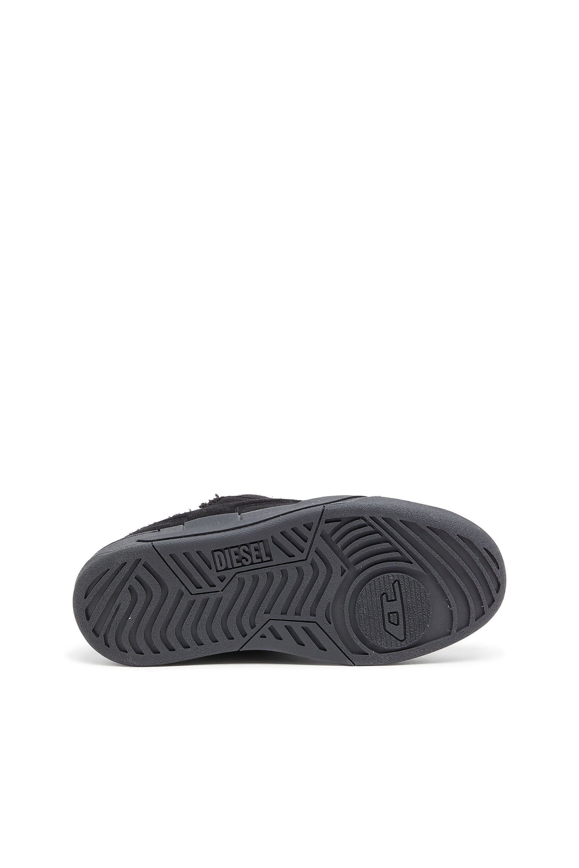 Diesel - S-D-OLLIE MULE W, Female's S-D-Ollie - Sneakers in suede with fluffy lining in ブラック - 4