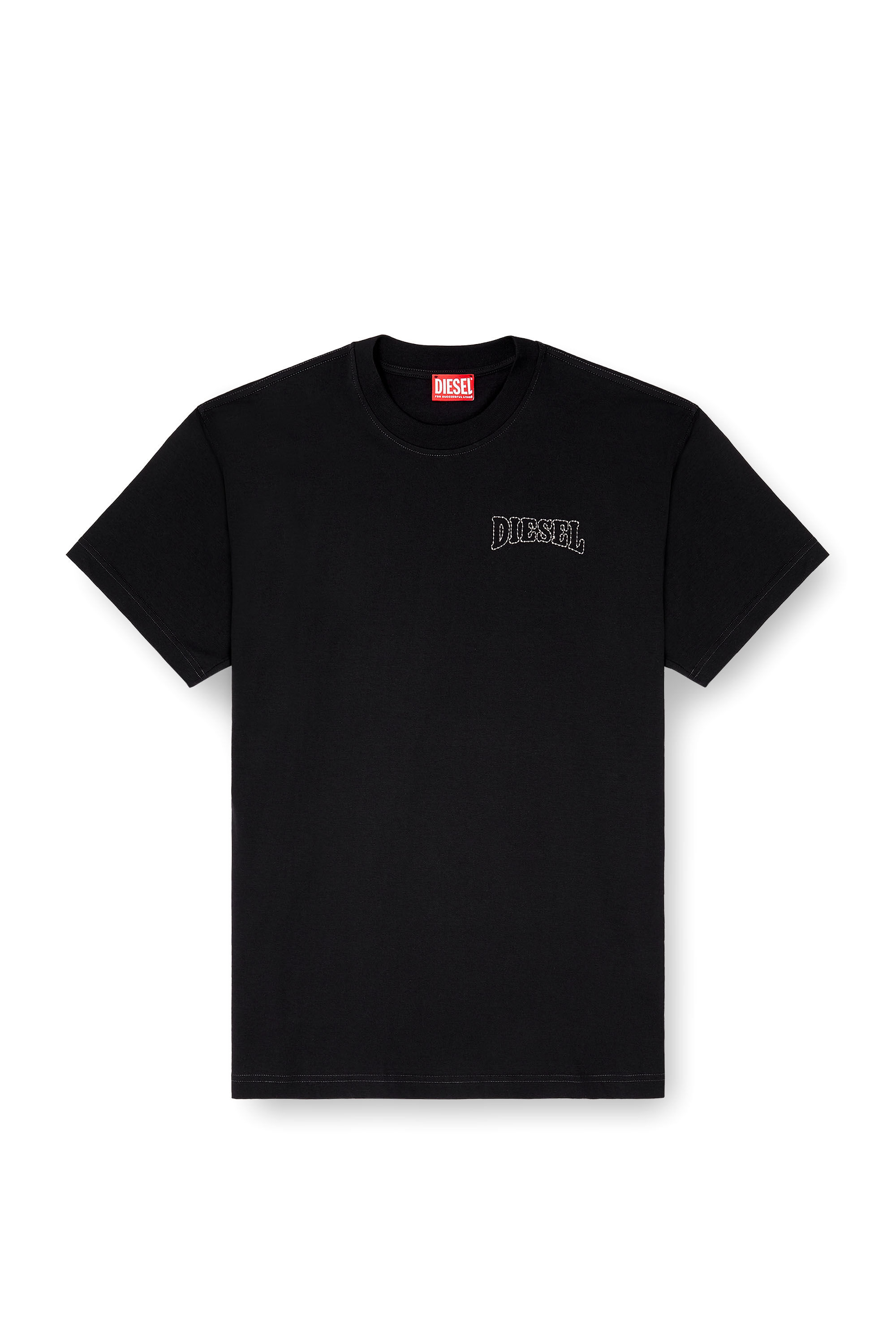 Diesel - T-NORM-V16, Male's Tシャツ in ブラック - 2