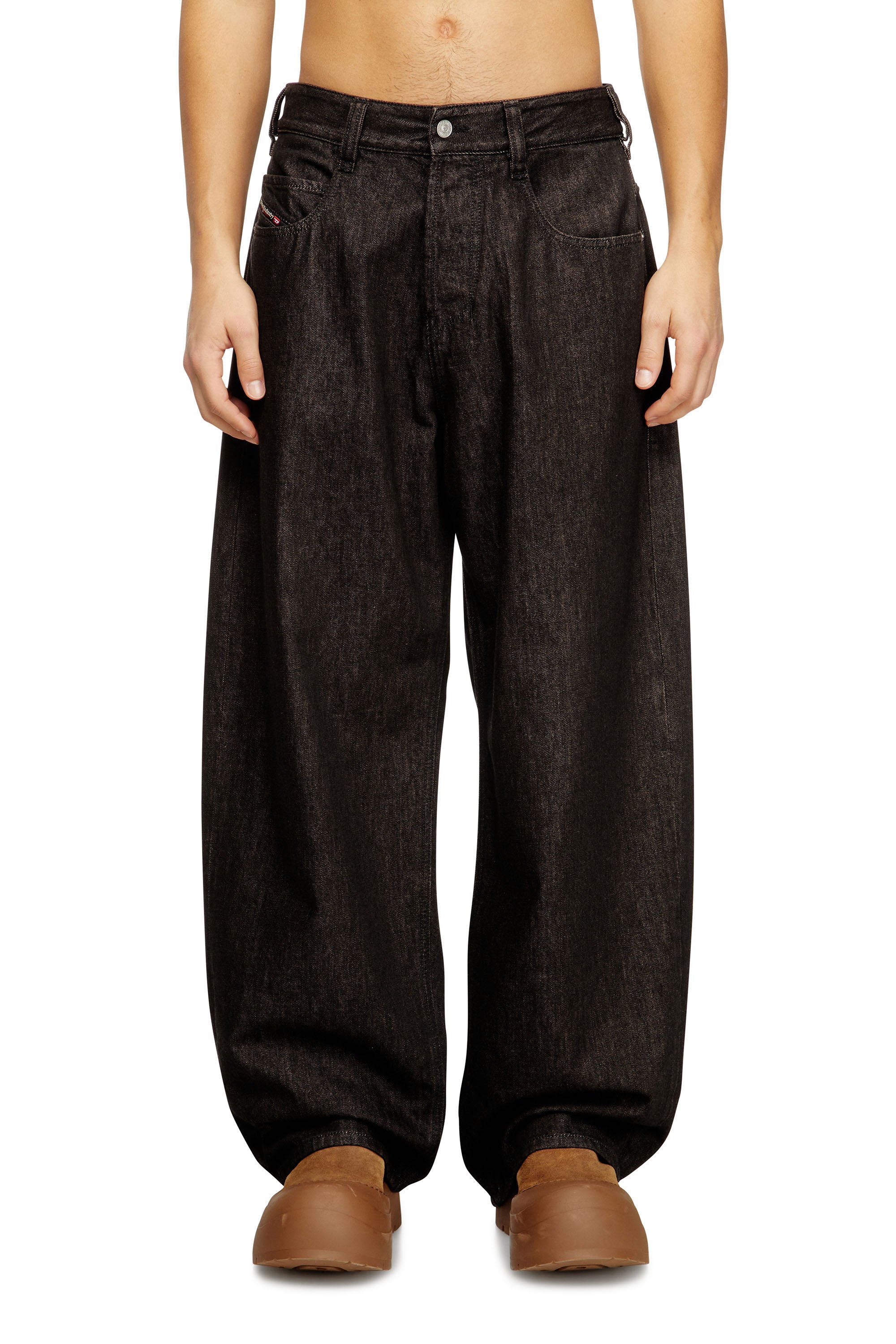 Diesel - Unisex's Relaxed Jeans 1997 D-Enim 09N25, ブラック/ダークグレー - 3