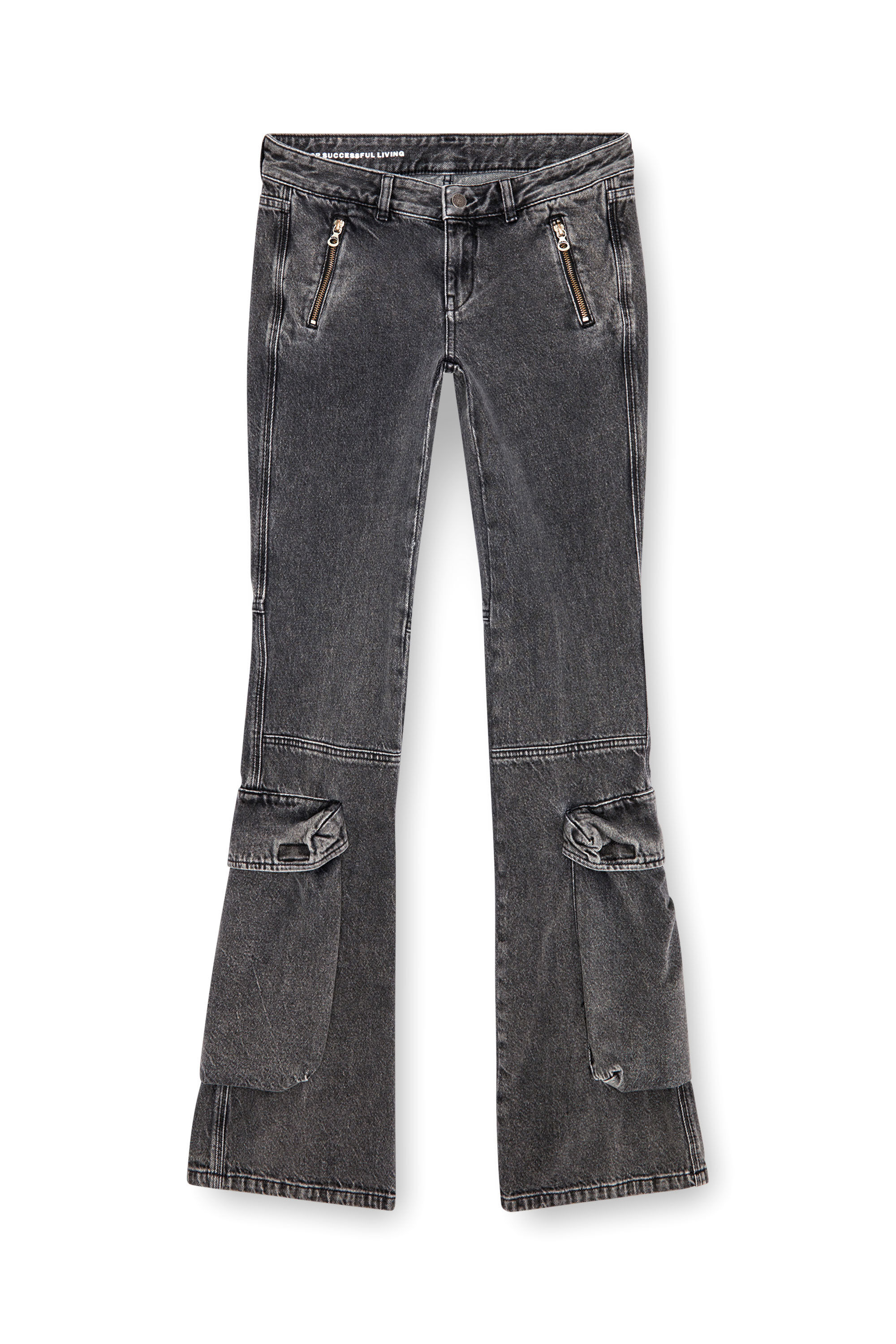 Diesel - Female's Bootcut Jeans D-Poky 0CBDH, ブラック/ダークグレー - 2