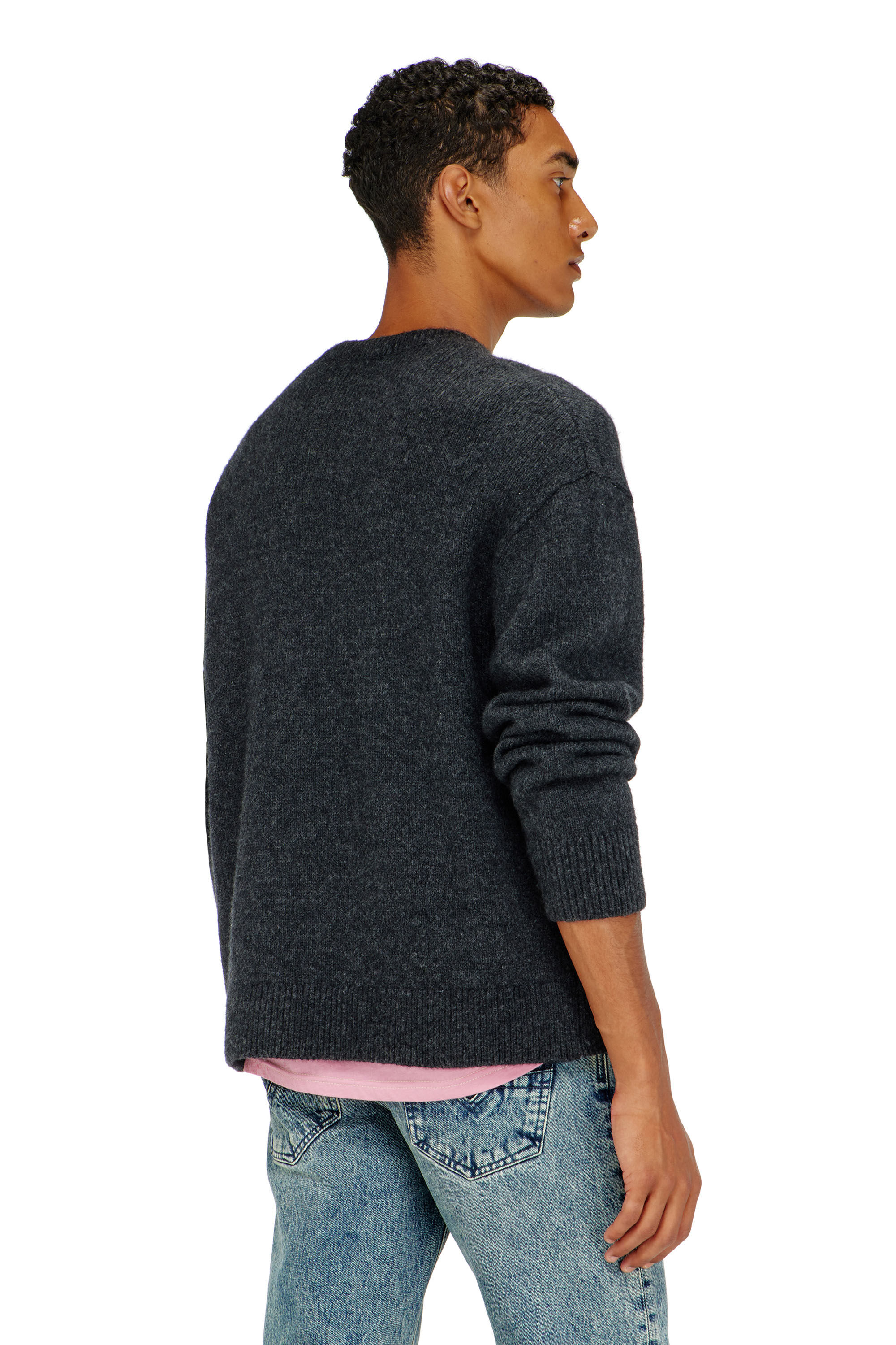 Diesel - K-AREESO, Male's プルオーバーニット in ブラック - 5