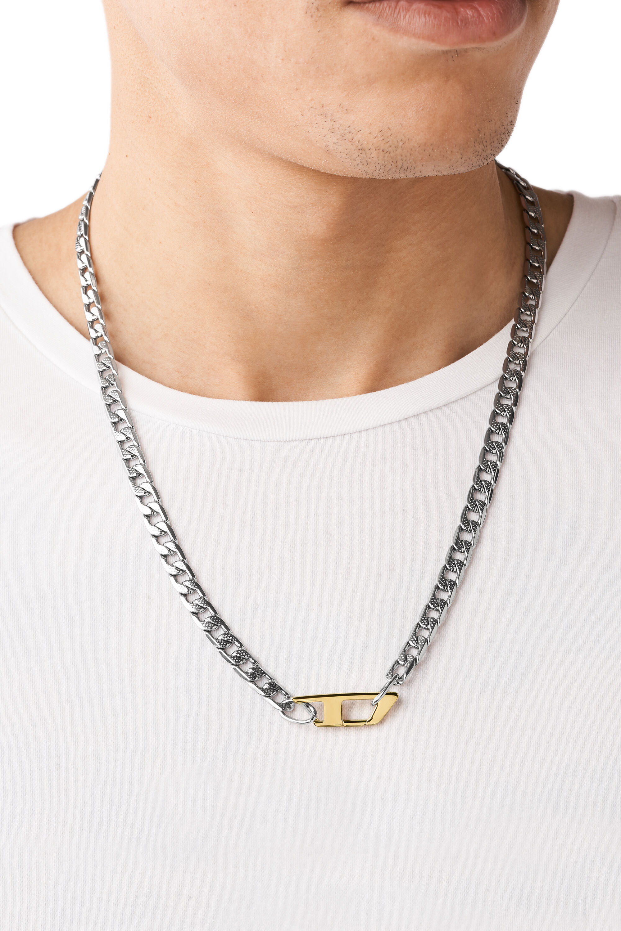 Diesel - DX1343, Unisex's ジュエリー ネックレス in シルバー - 3