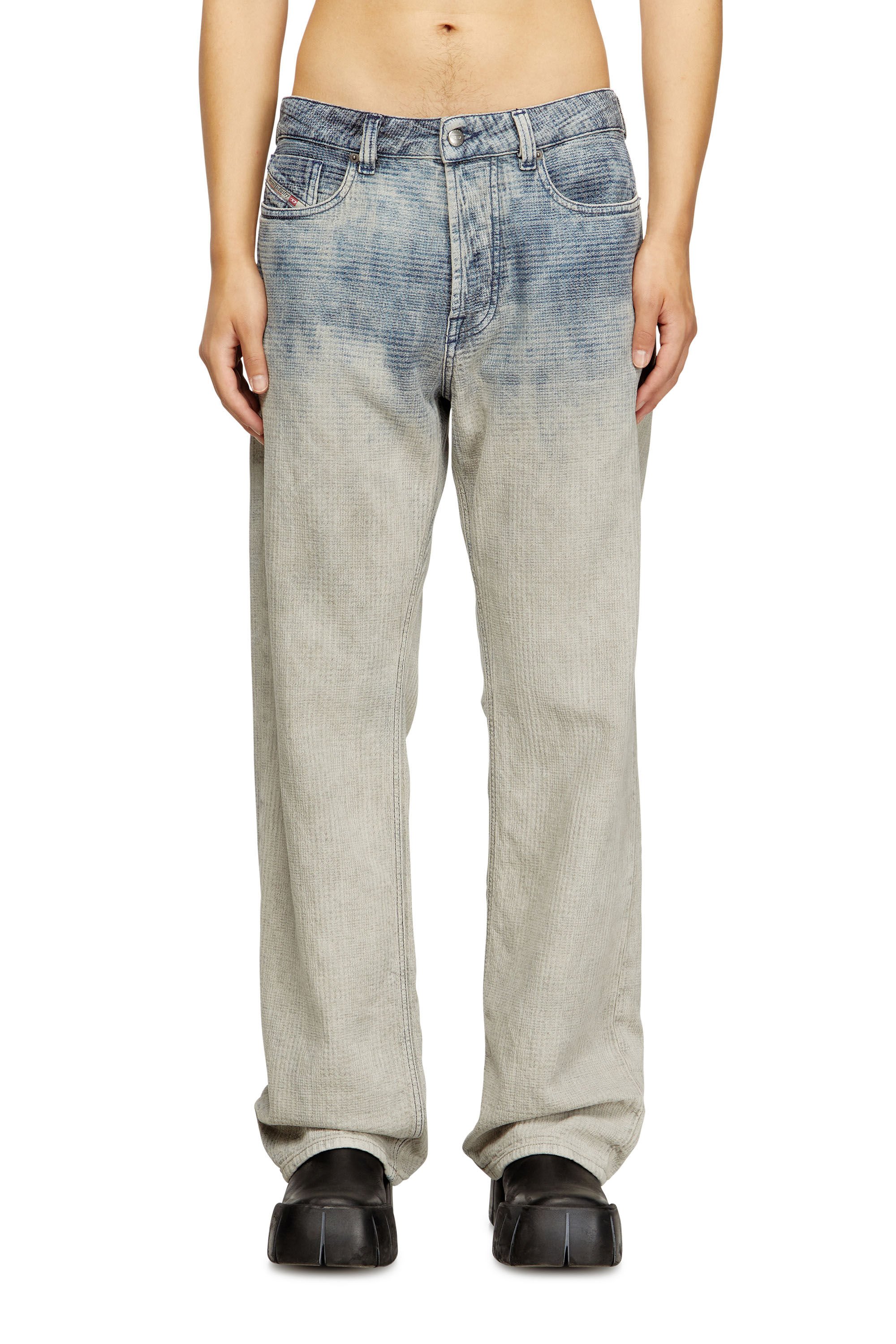 Diesel - Male's Relaxed Jeans 1980 D-Eeper 09N93, ミディアムブルー - 3