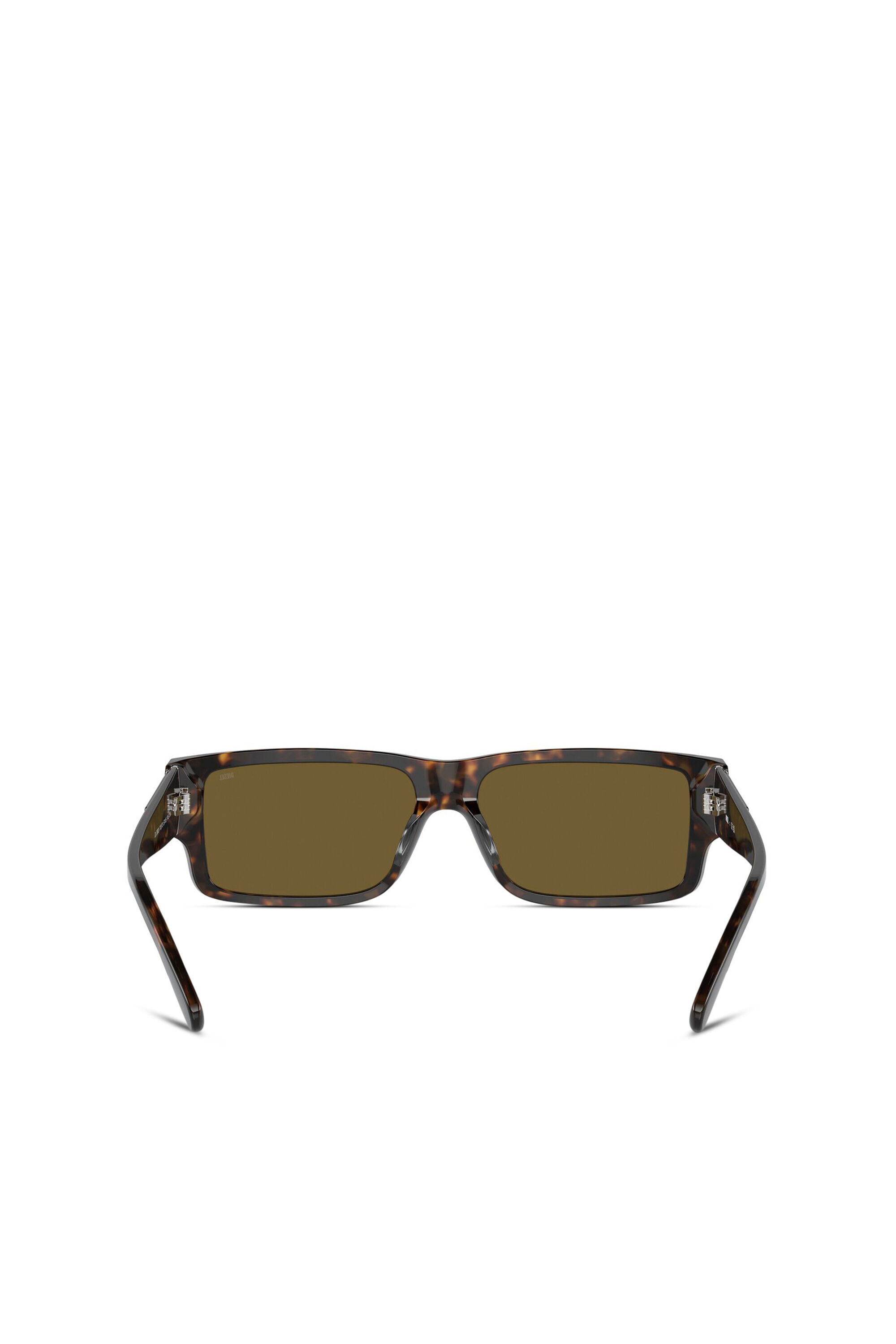 Diesel - 0DL2003 SIZE 57, Male's Rectangle sunglasses in Brown - 3