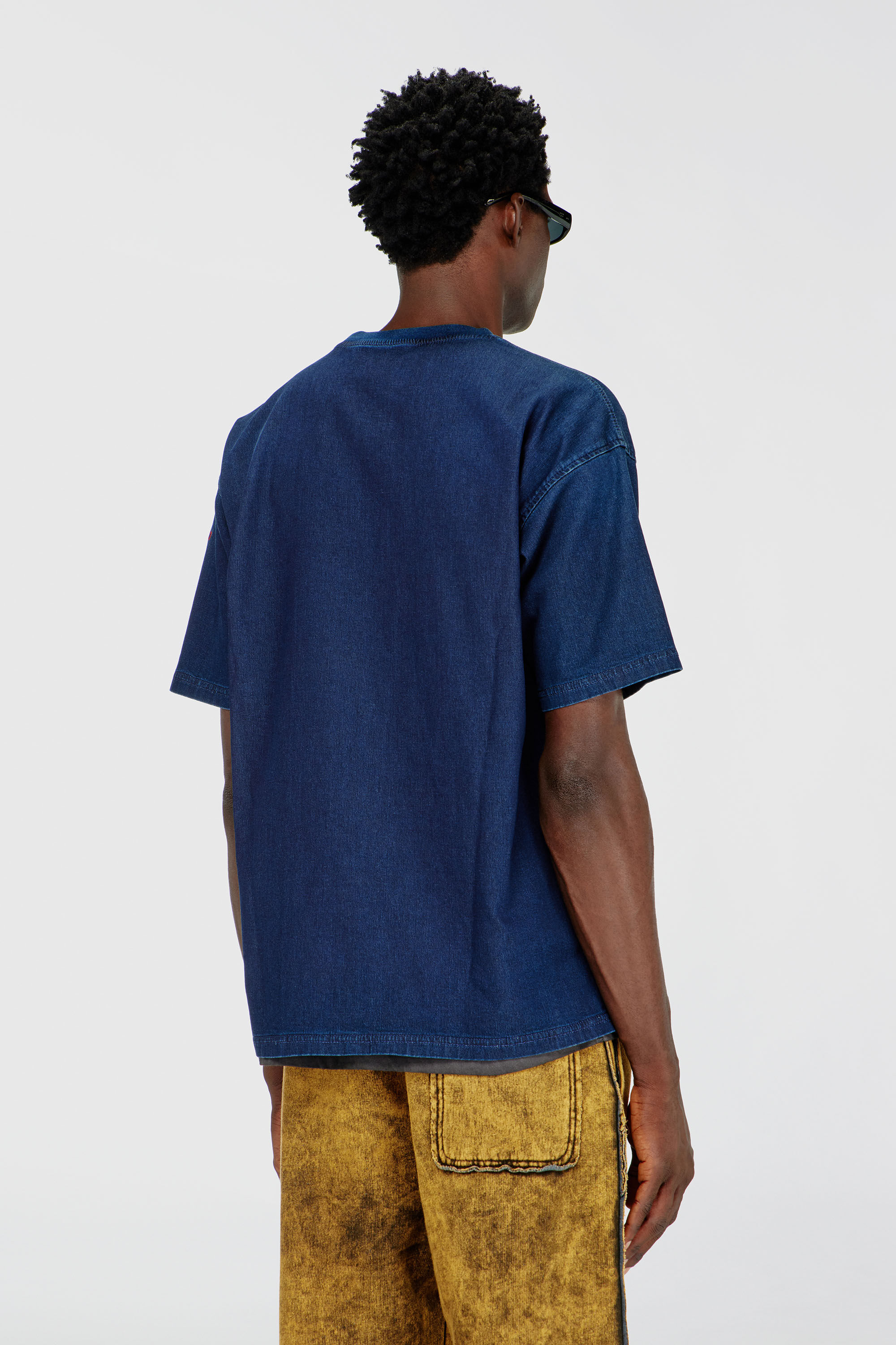Diesel - D-BOX JOGG, Male's T-shirt in JoggJeans in ブルー - 4
