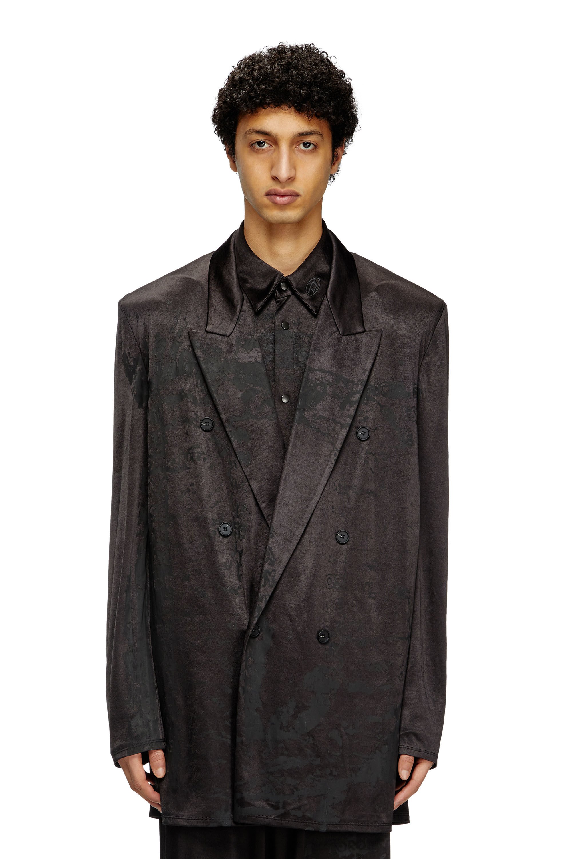 J-PEKKA-PLAIN Tailored jacket in jersey｜ブラック｜メンズ｜DIESEL