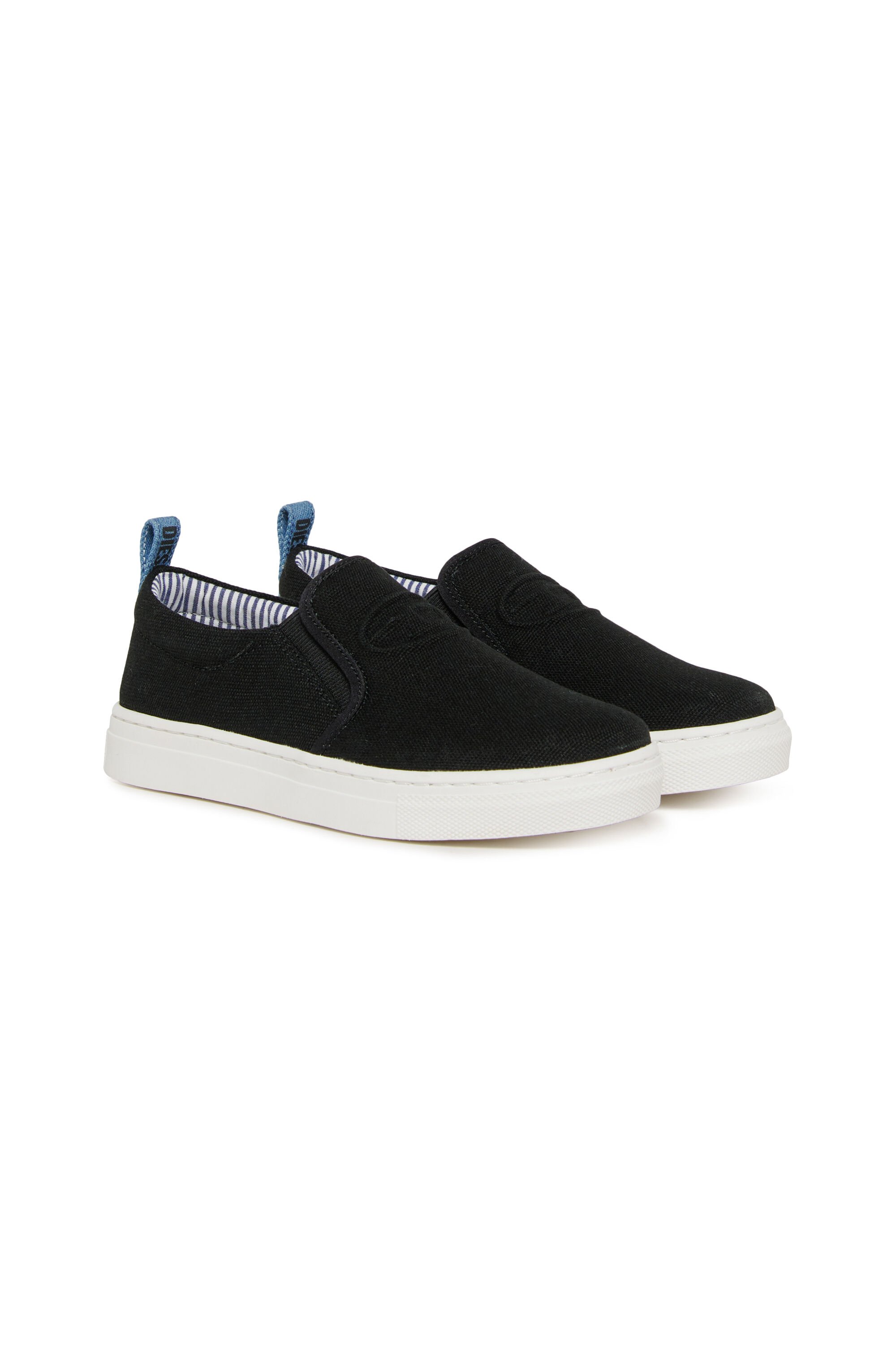 Diesel - S-SLIPGAB, Unisex's S-SLIPGAB-Slip-on sneakers in cotton in ブラック - 2