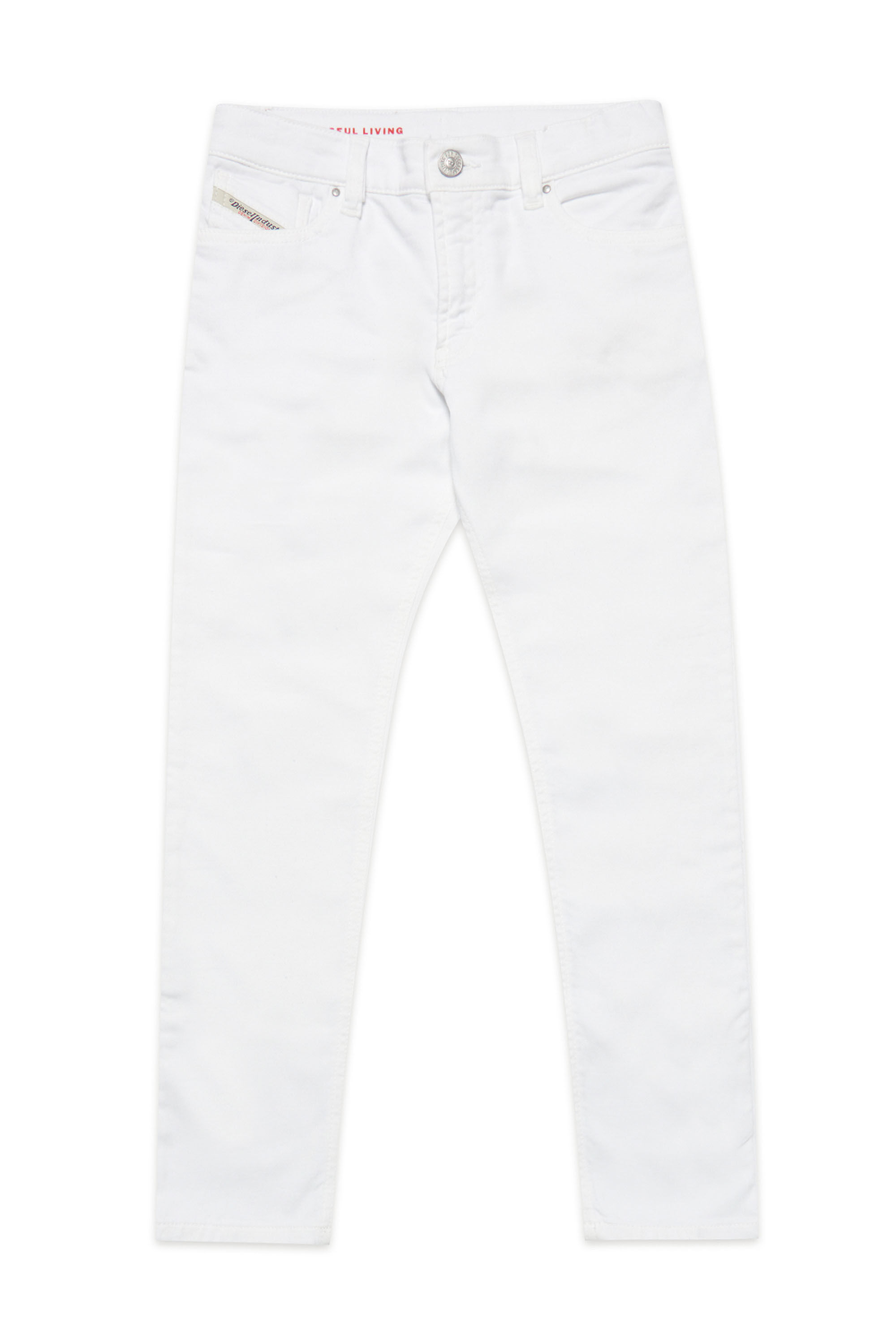 Diesel - 1995-J JOGGJEANS, Male's キッズ デニムパンツ ジョグジーンズ スリム in ホワイト - 1