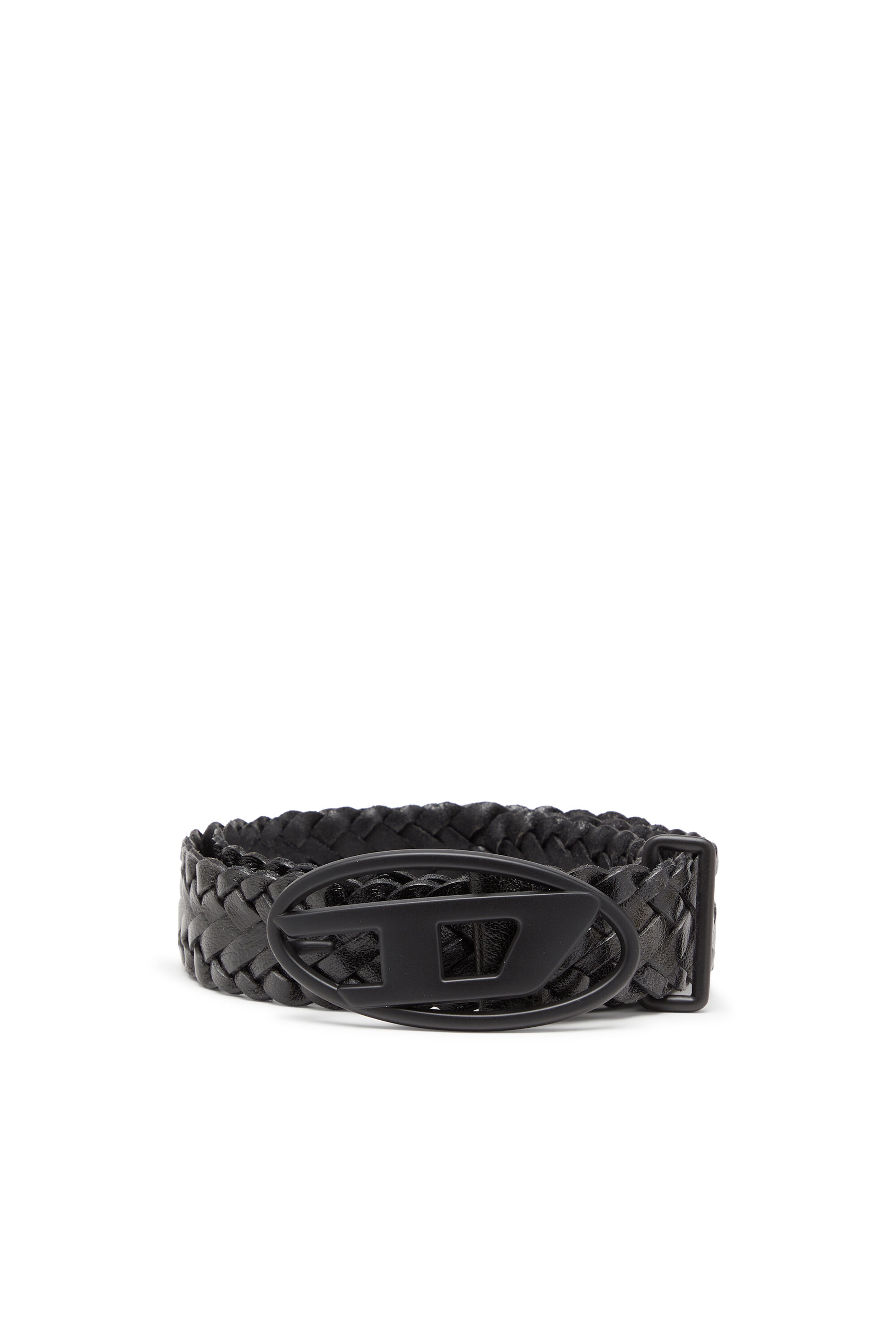 Diesel - B-1DR BRAIDERED, Unisex's 4 cm braided leather belt in ブラック - 1
