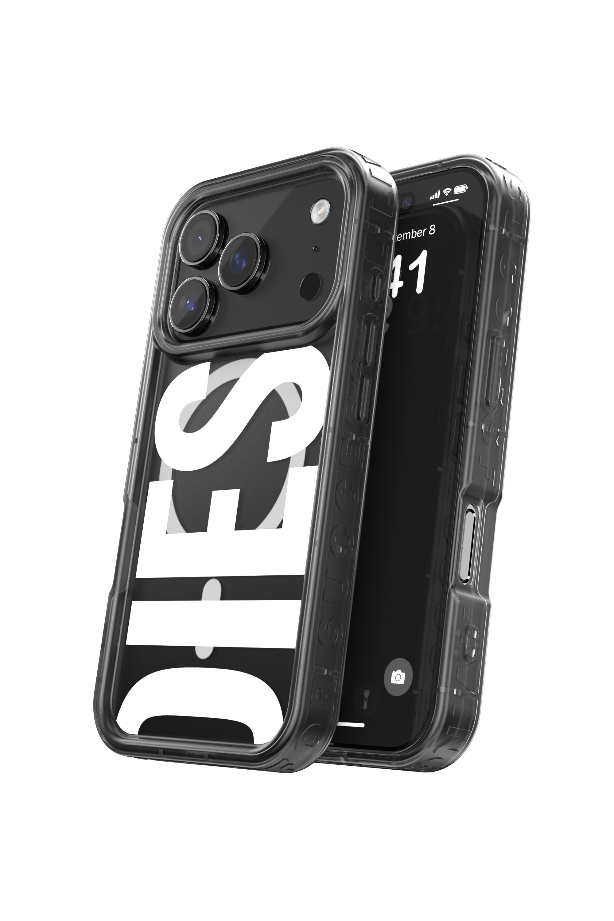 Diesel - 60437 MOULDED CASE, Unisex's IPHONE 17 PRO in ブラック - 3