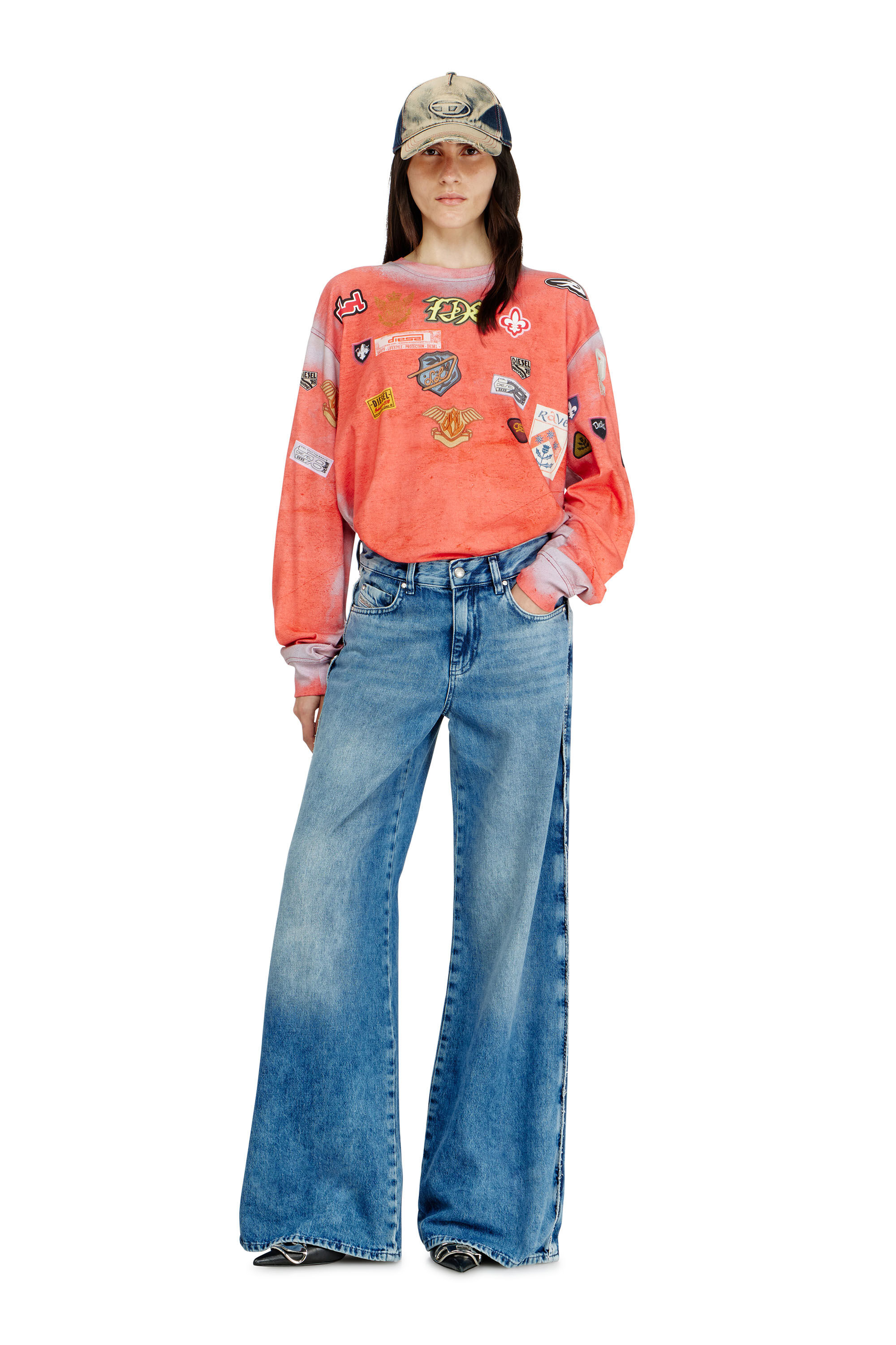 Diesel - Female's Flare Jeans 1978 D-Akemi 0ADCJ, null - 2