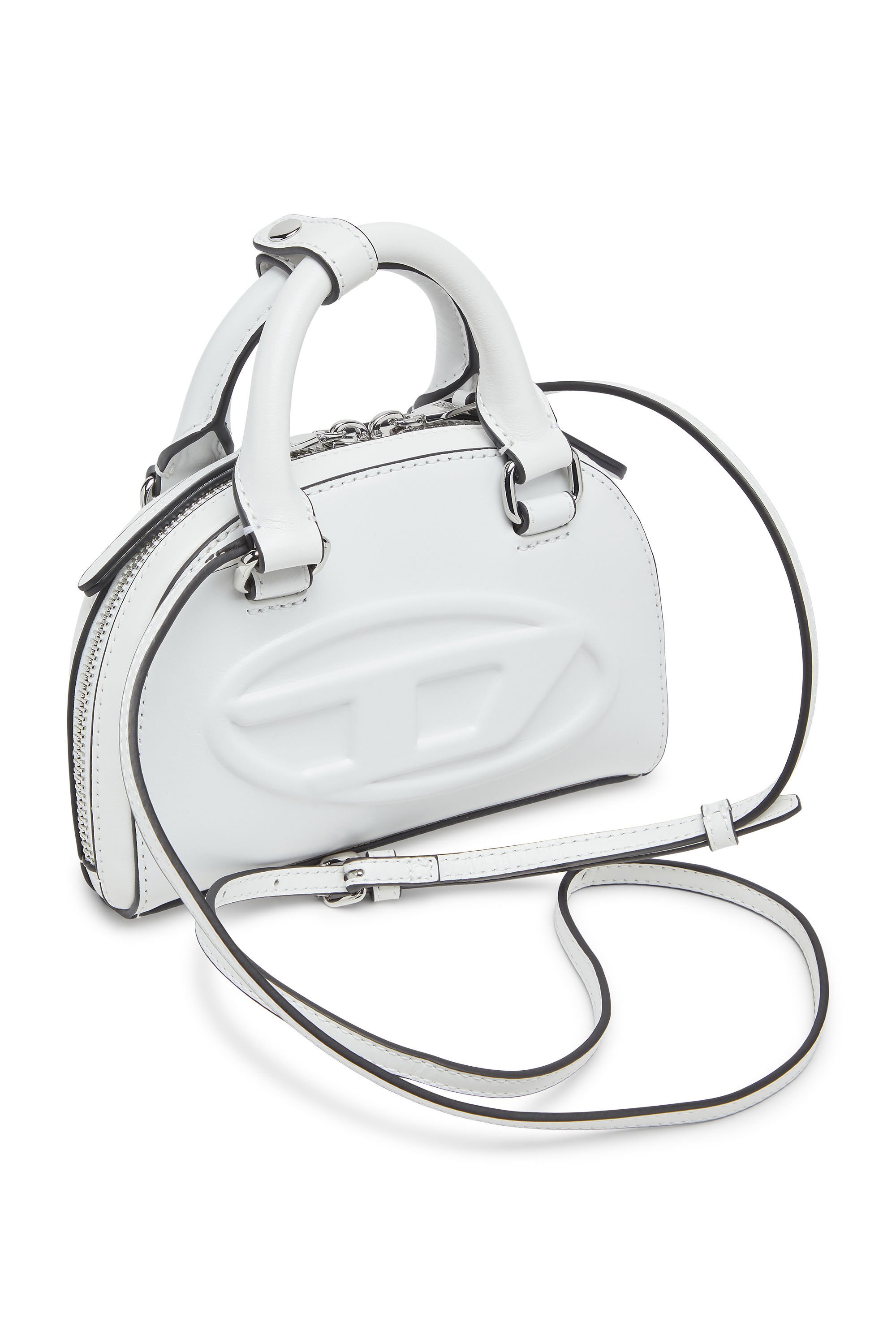 Diesel - 1DR DOME CROSSBODY XS, Female's クロスボディバッグ XS in ホワイト - 5