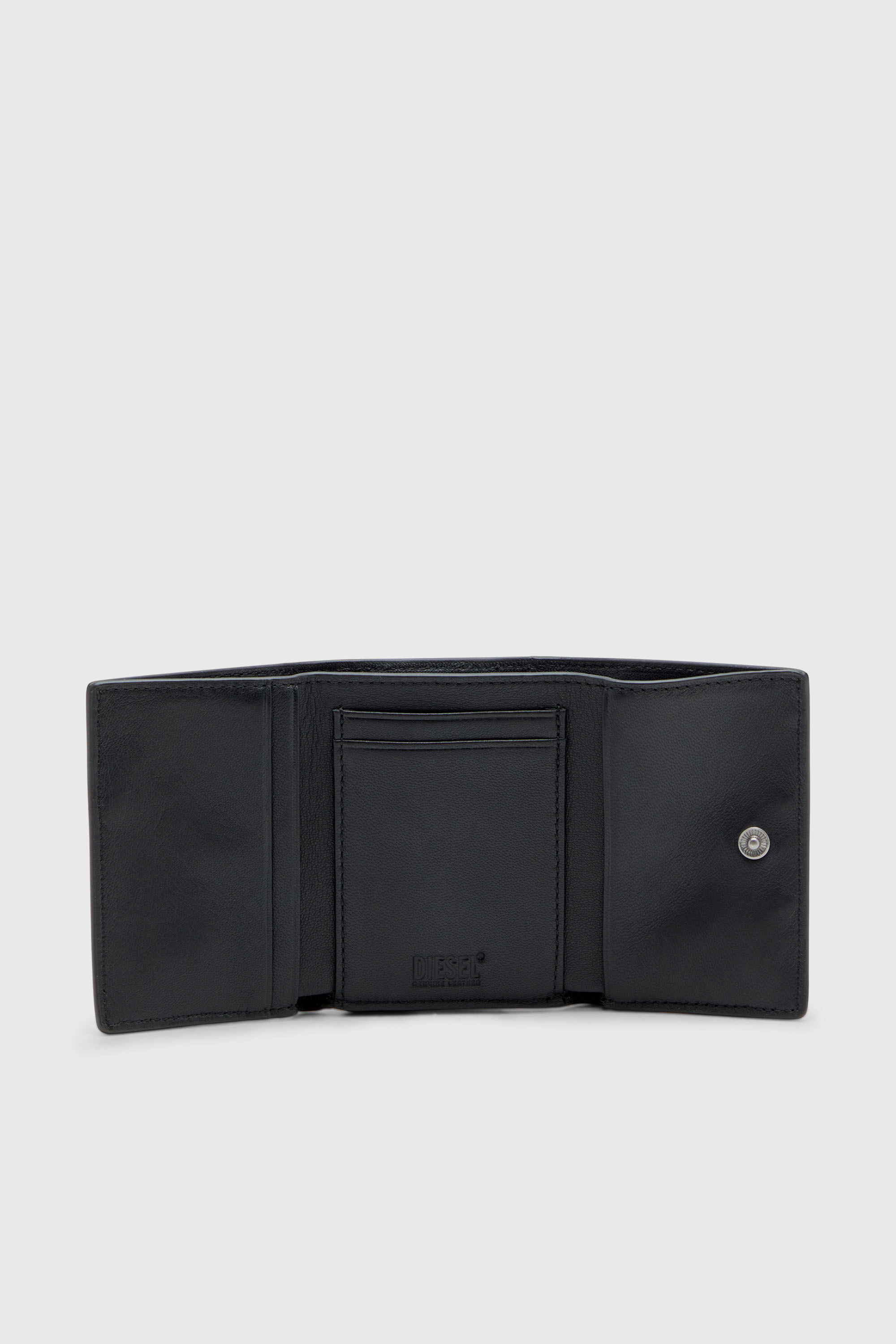 Diesel - BISCOTTO TRI FOLD COIN 3D, Male's 三つ折りウォレット in ブラック - 3