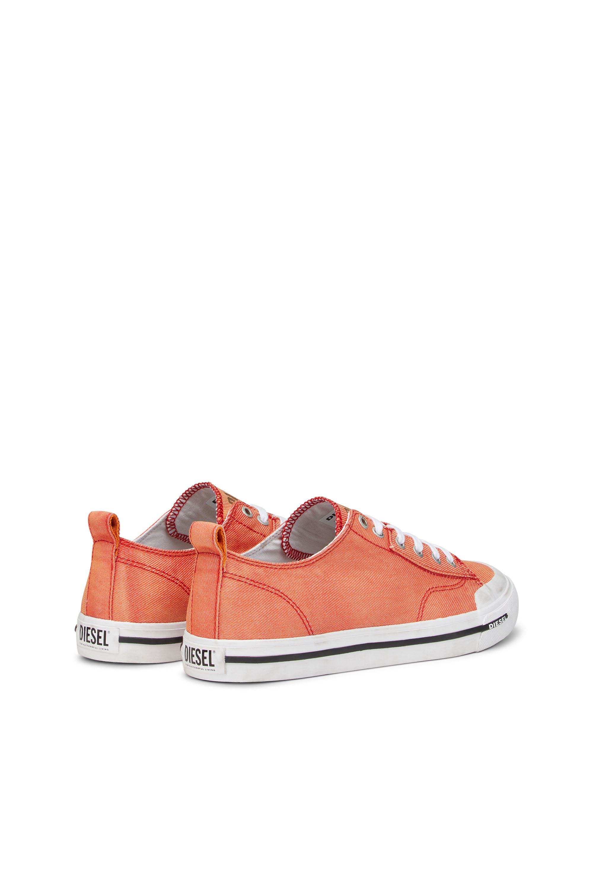 Diesel - S-ATHOS LOW, Male's ローカット スニーカー in オレンジ - 4