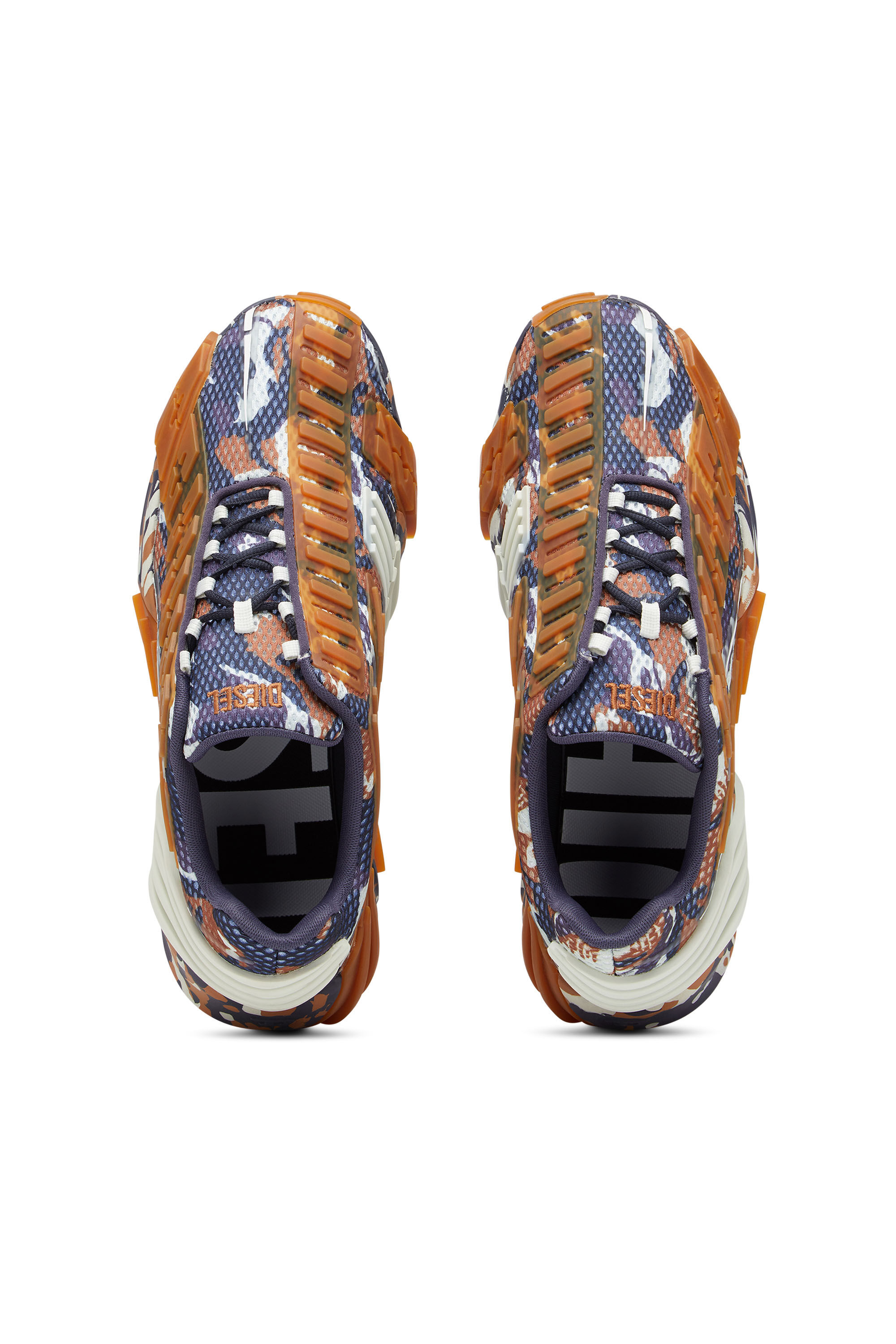 Diesel - S-PROTOTYPE LOW, Male's メッシュ スニーカー - S-Prototype Low in ブラウン/ブルー - 5