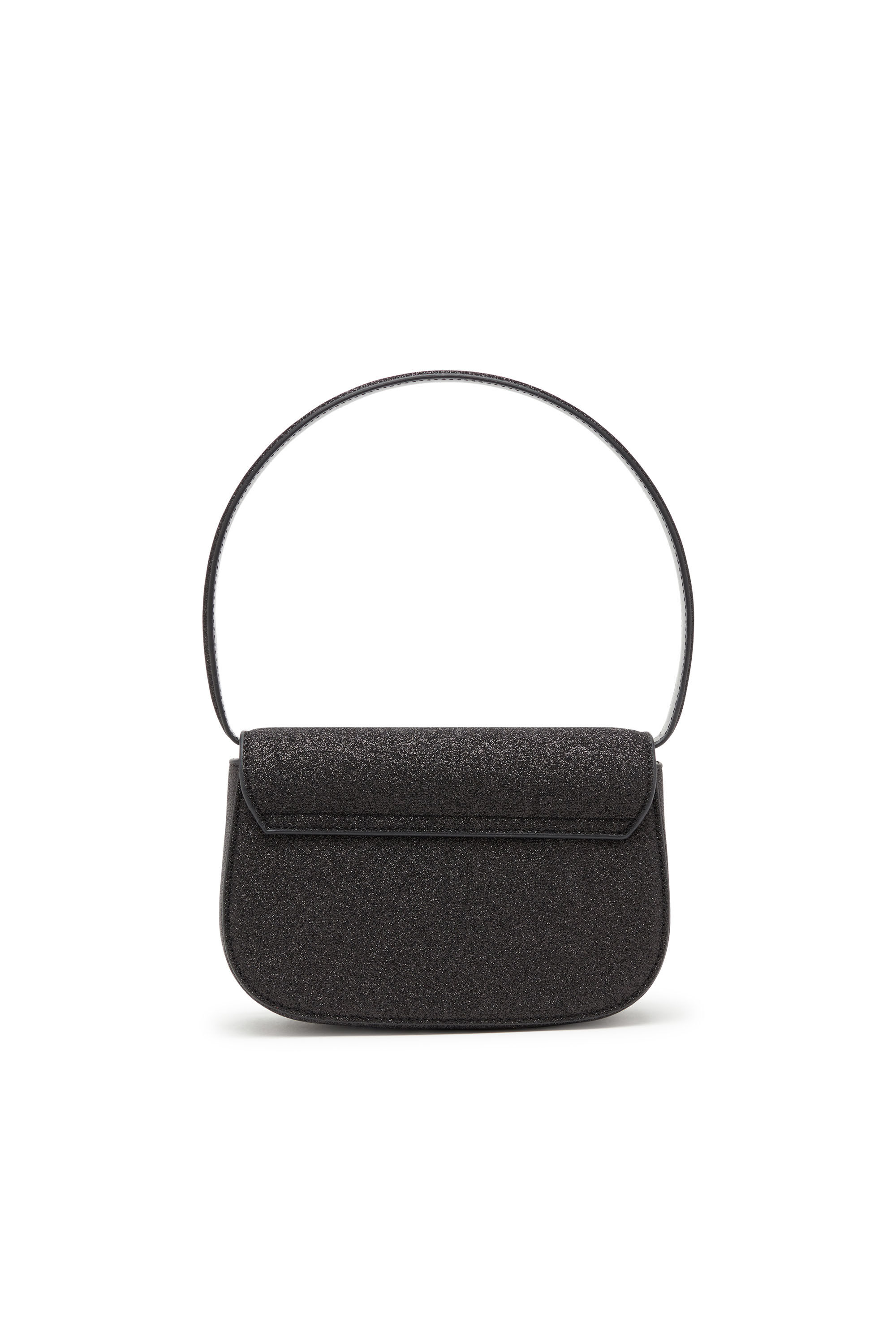 Diesel - 1DR, Female's 1DR-Iconic shoulder bag in glitter fabric in ブラック - 3