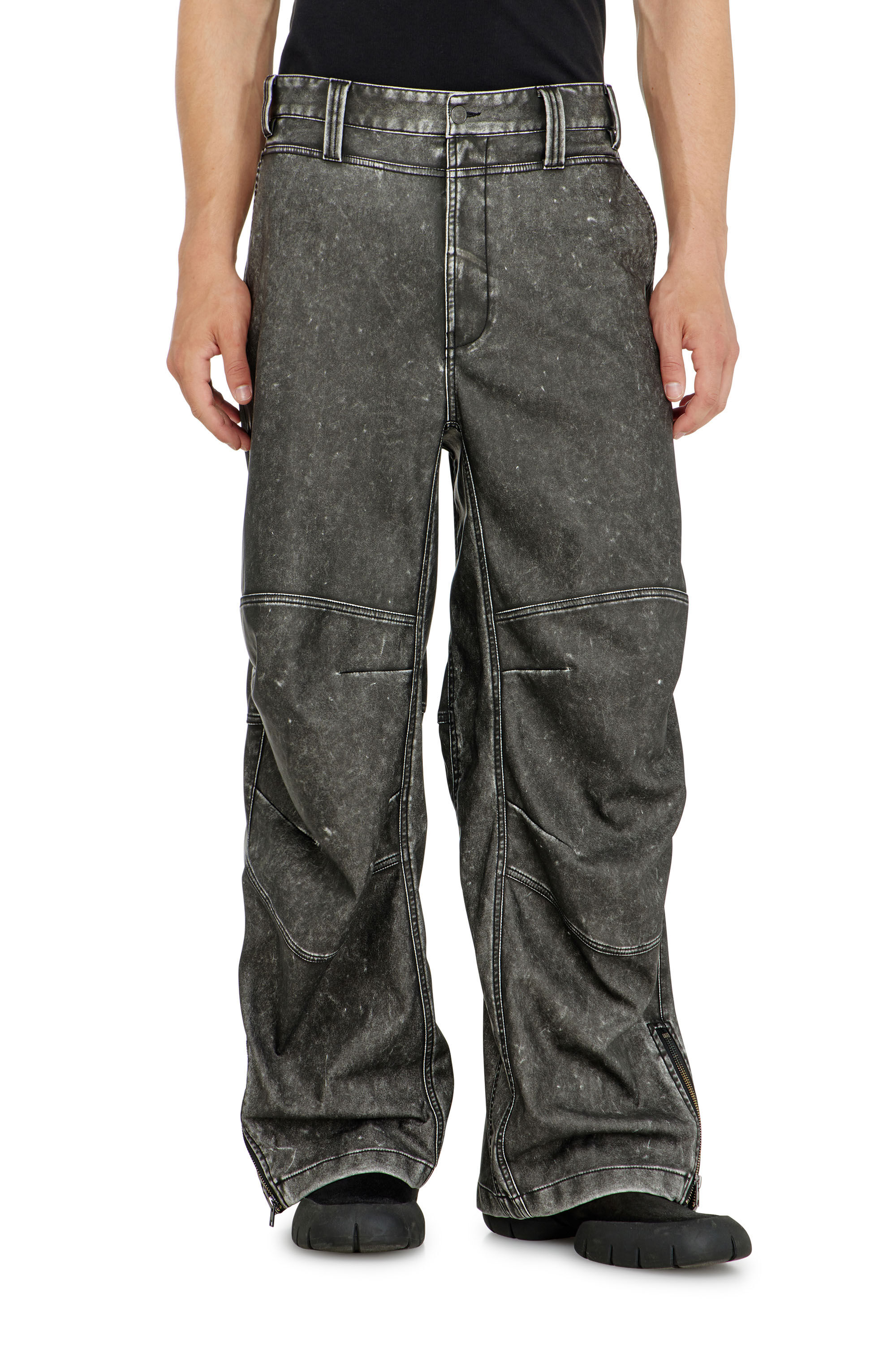 Diesel - P-DELLY-NJCJ, Male's パンツ in ダークグレー - 3