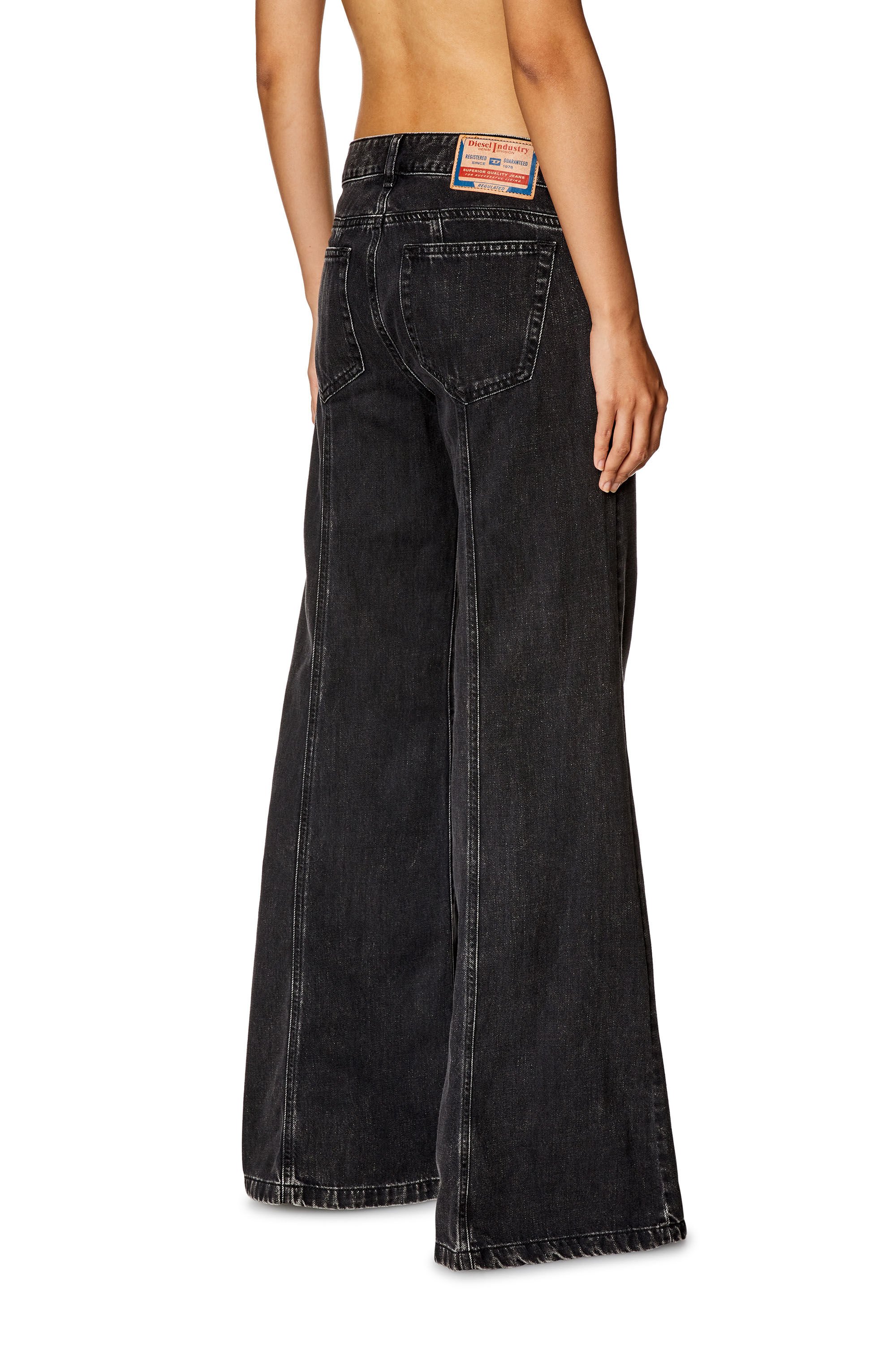 Diesel - Bootcut and Flare Jeans D-Akii 068HN, ブラック/ダークグレー - Image 5
