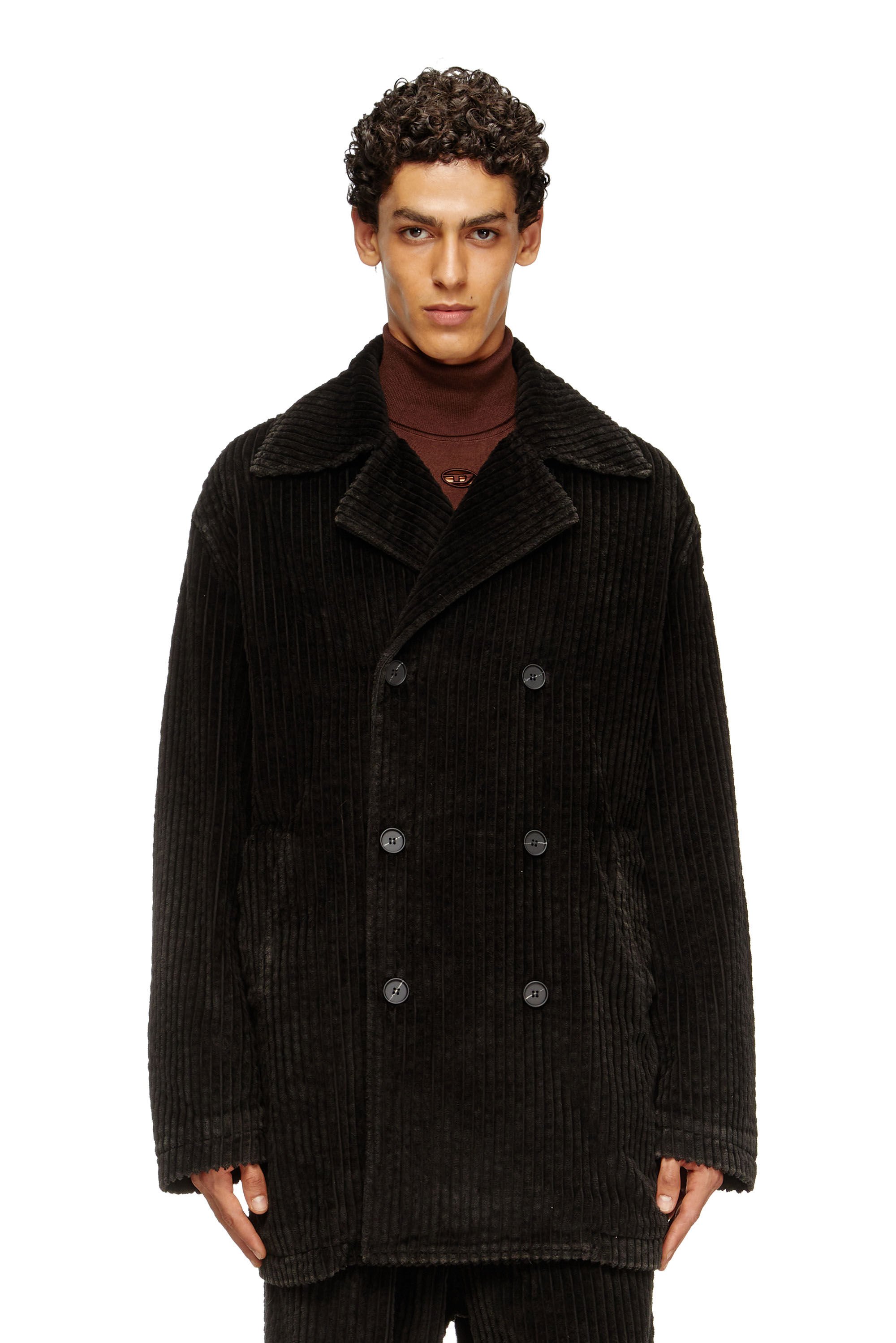 Diesel - W-OTIS, Male's コート in ブラウン - 3