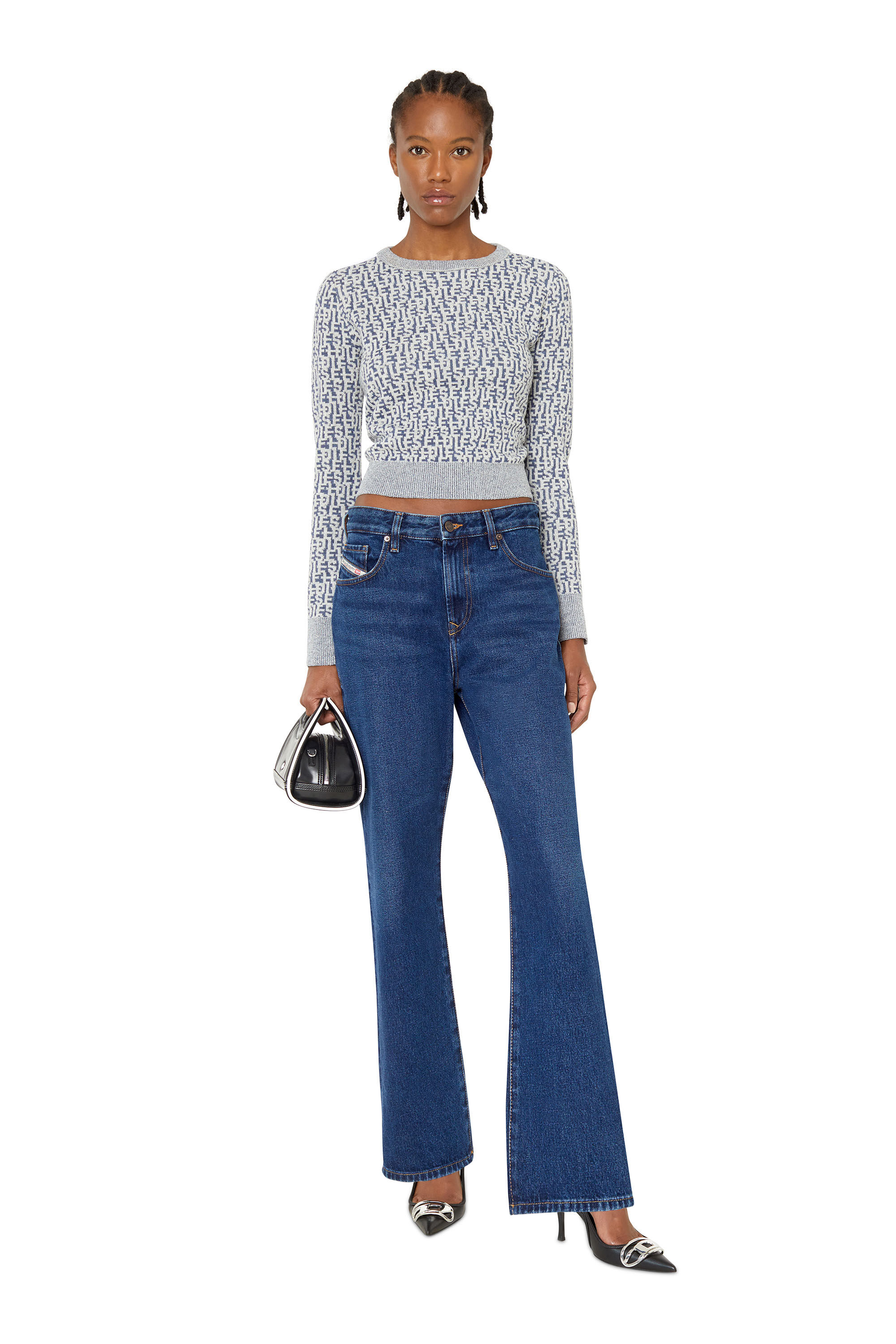 Diesel - Female's Straight Jeans 1999 D-Reggy 007E6, ダークブルー - 1