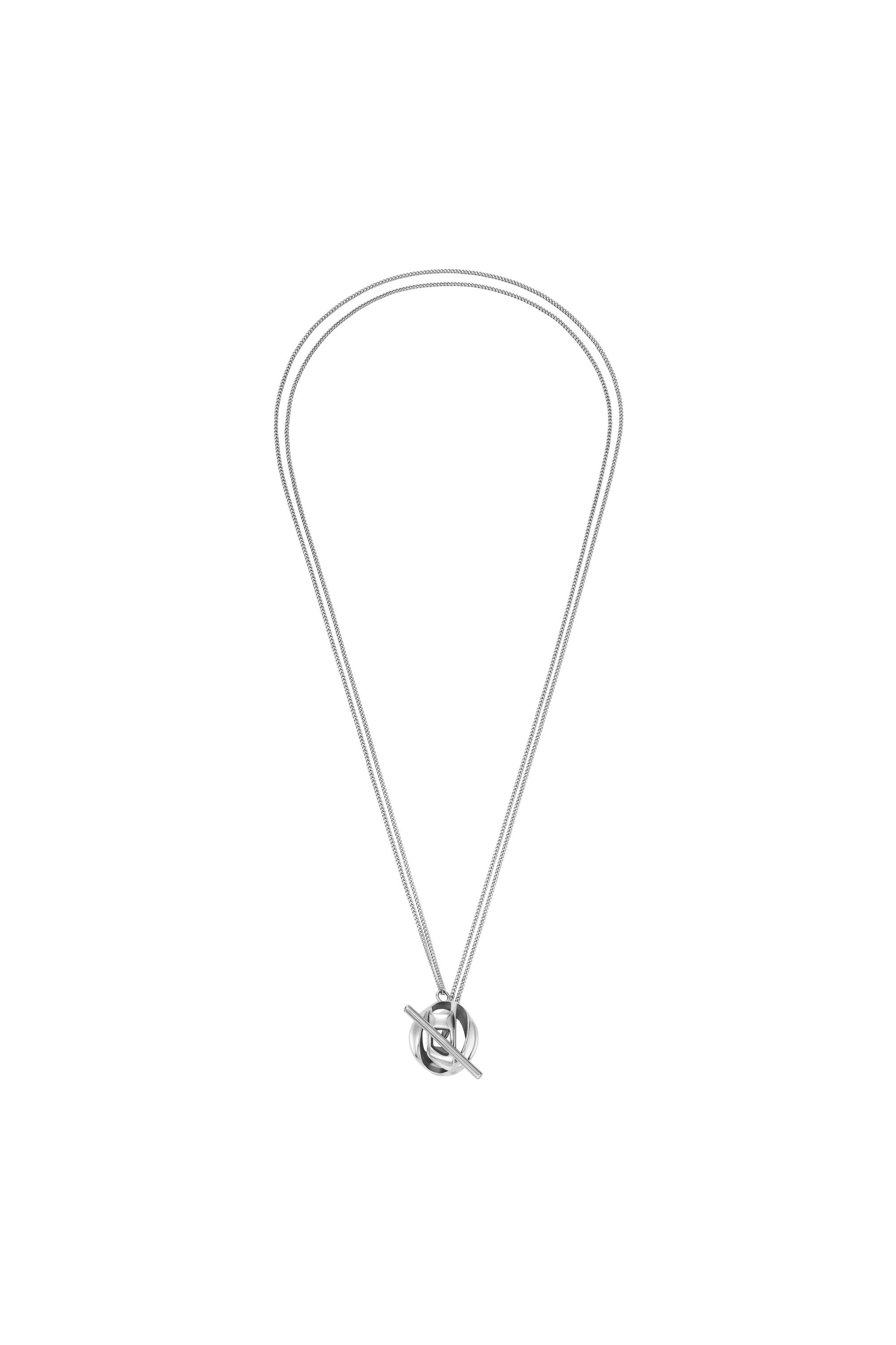 DX1716040 Stainless Steel Pendant Necklace｜シルバー｜ウィメンズ