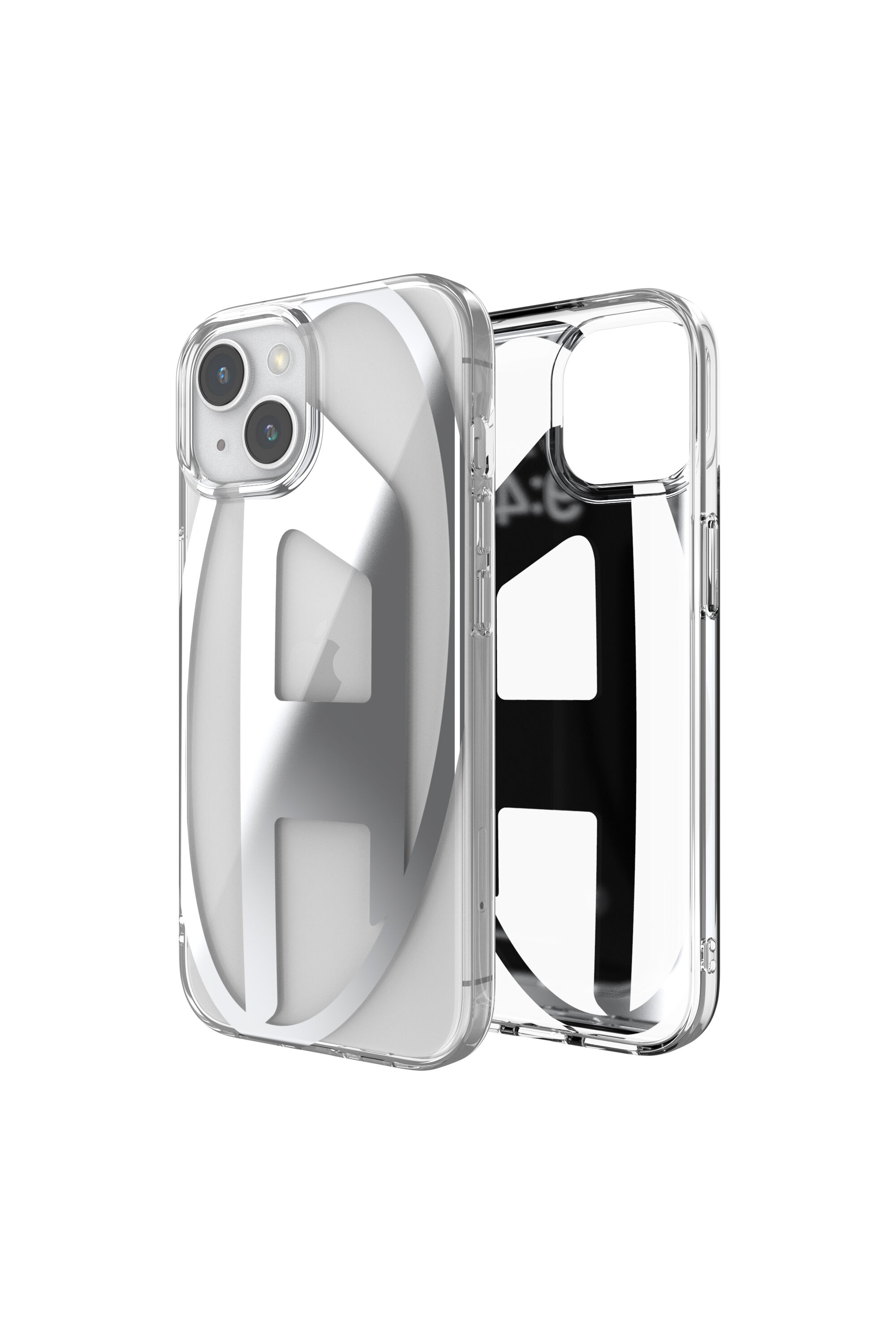 Diesel - 54201 MOULDED CASE, Unisex's iPhone 15 クリアケース in シルバー - 1