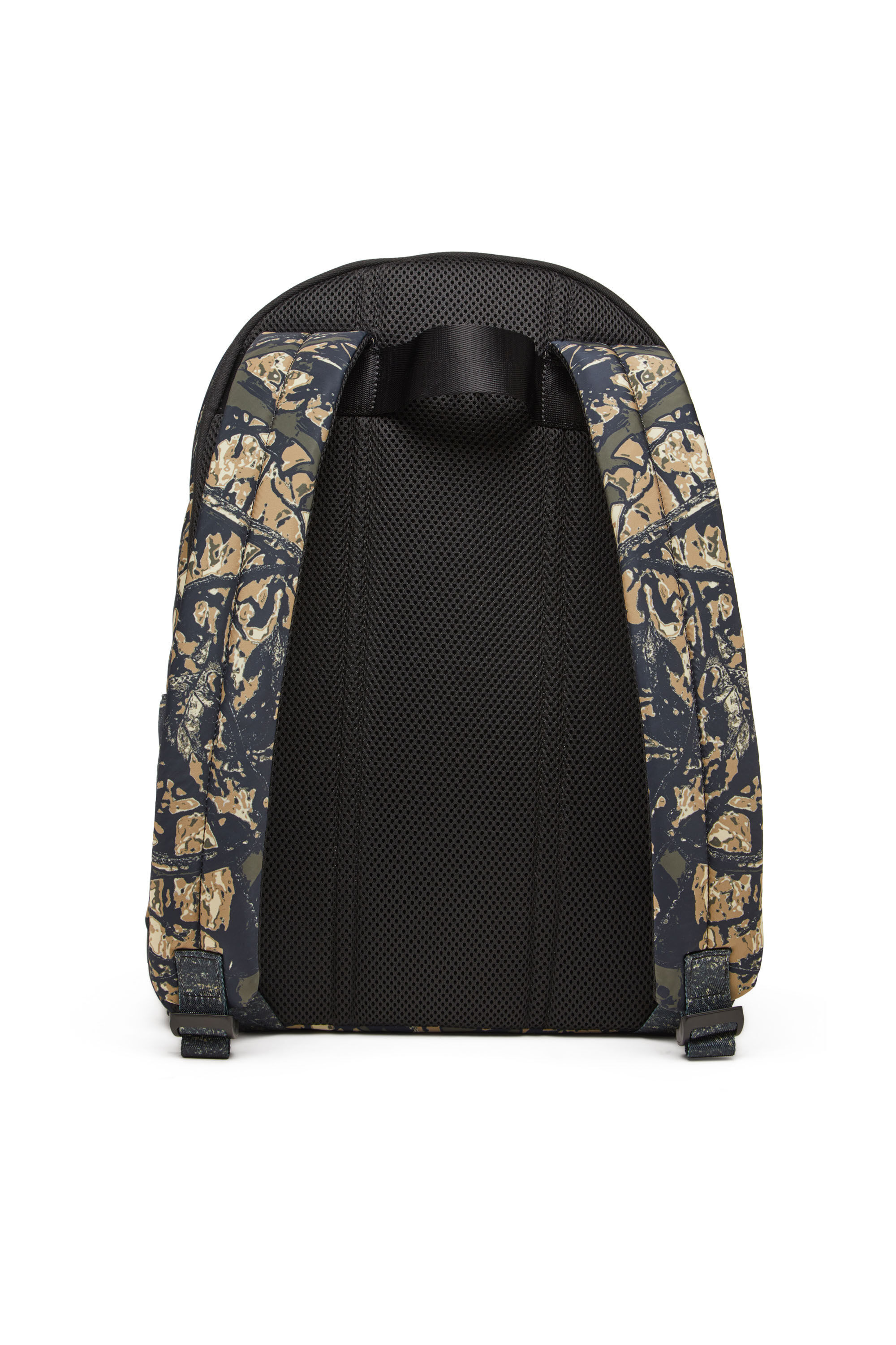Diesel - D-PACK BACKPACK X, Male's D-Pack-Backpack in camo-print fabric in ミリタリーグリーン - 4