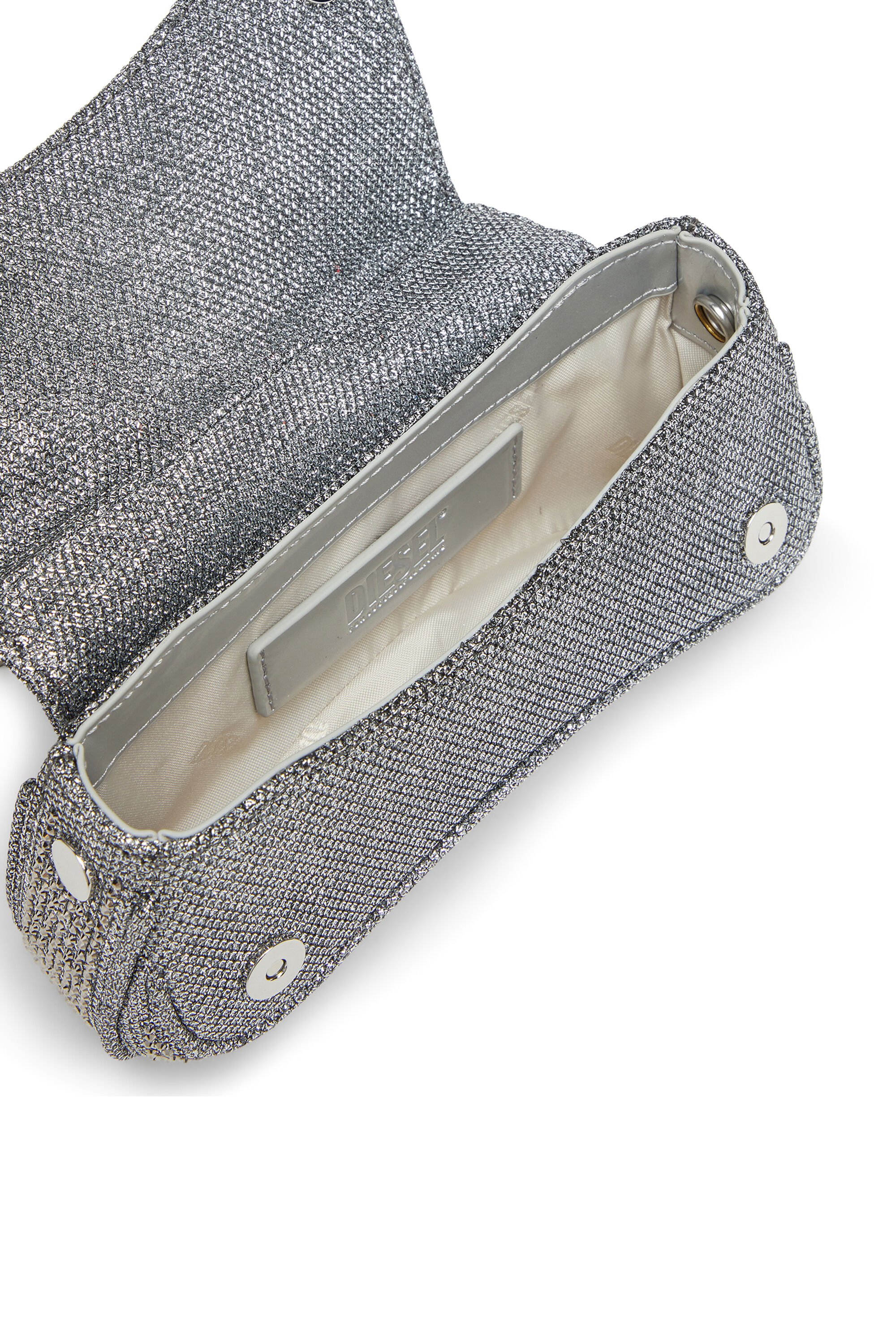 Diesel - PLAY CROSSBODY XS, Female's クロスボディバッグ XS in シルバー - 5