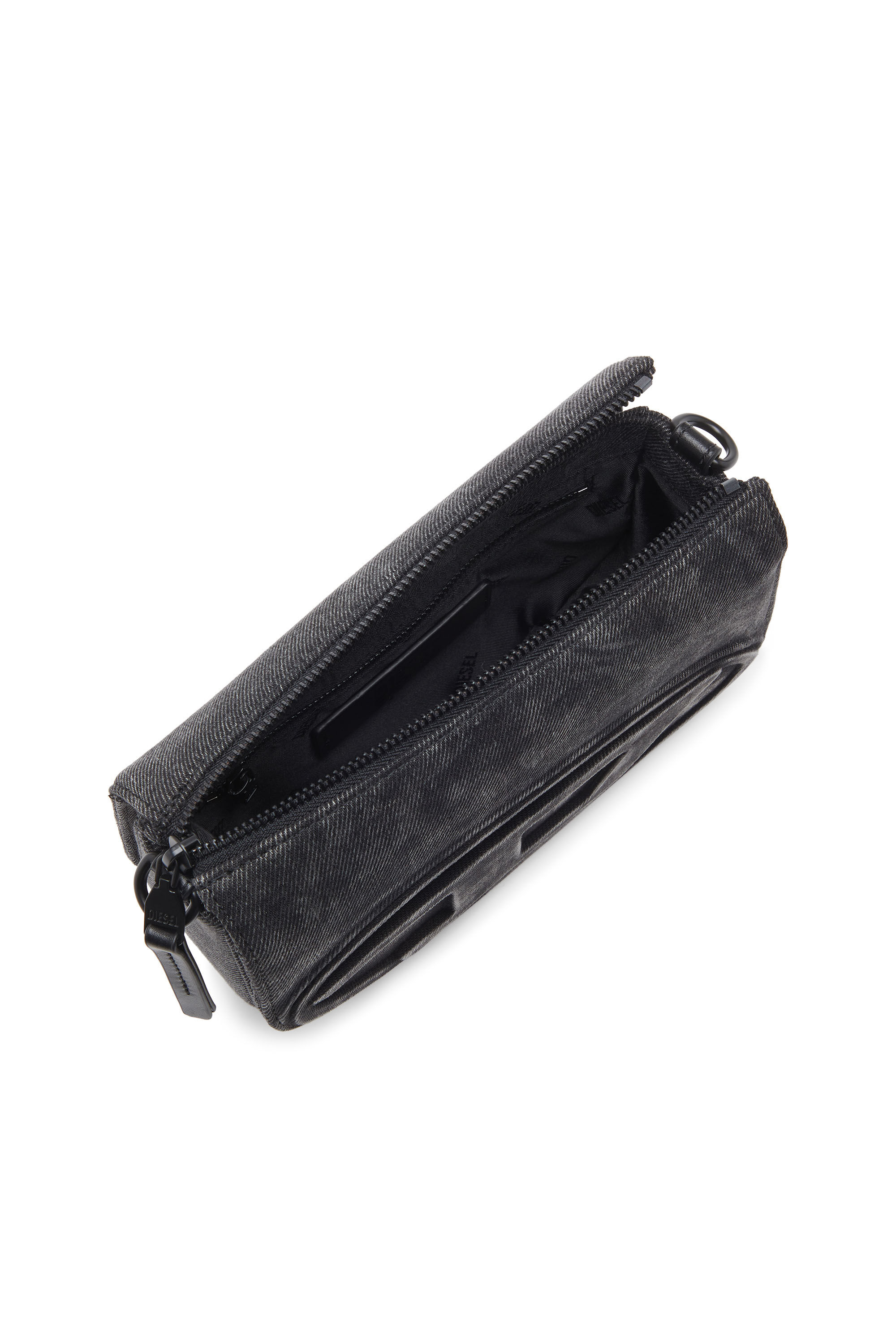 Diesel - 1DR CAMERA BAG, Unisex's 1DR-Camera bag in stonewashed denim in ブラック - 4