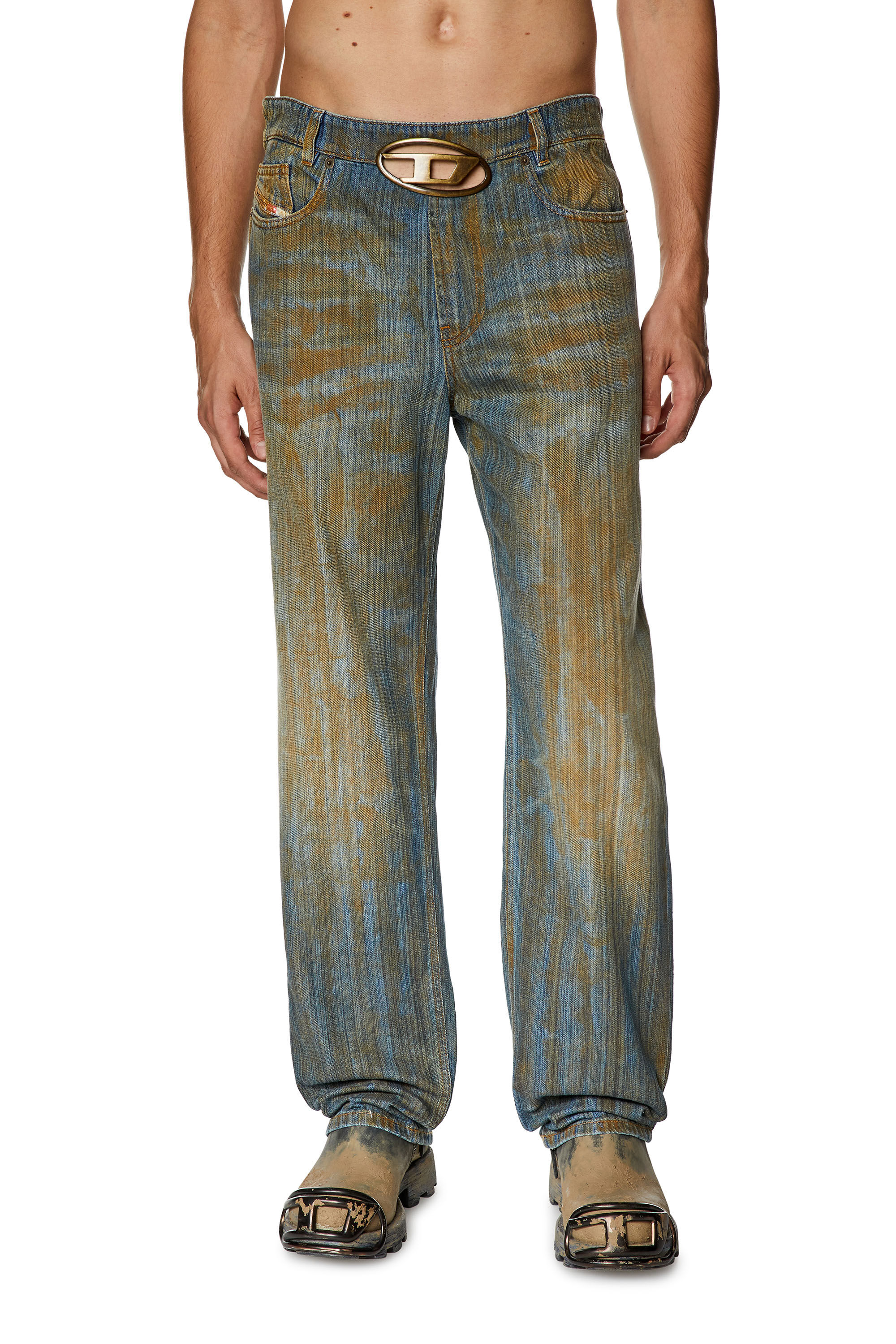 Diesel - Straight Jeans 2010 D-Macs 0NLAL, ミディアムブルー - Image 3