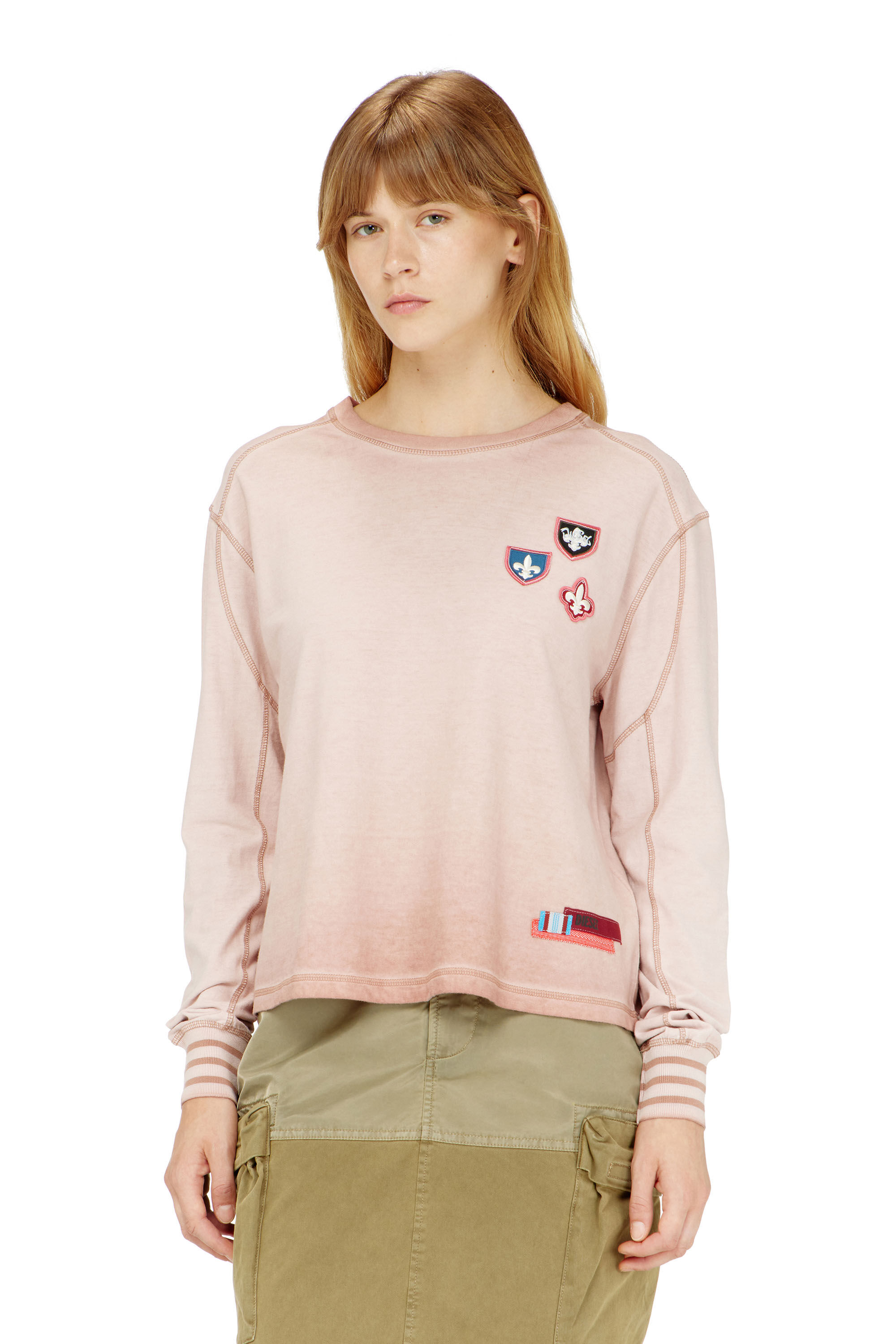 Diesel - T-BAWYE-LS, Female's 長袖Tシャツ in null - 3
